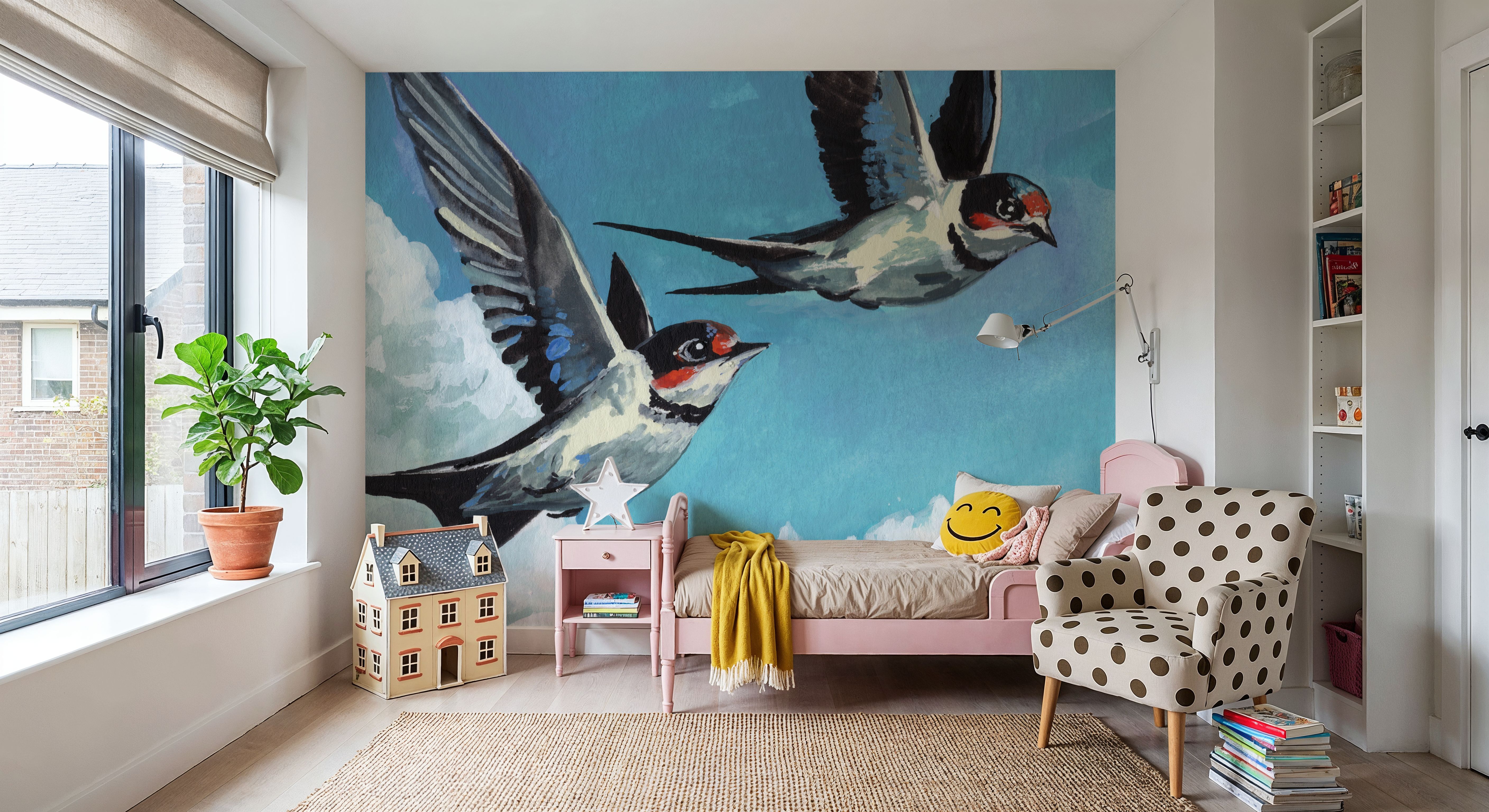 Two Birds in The Clouds