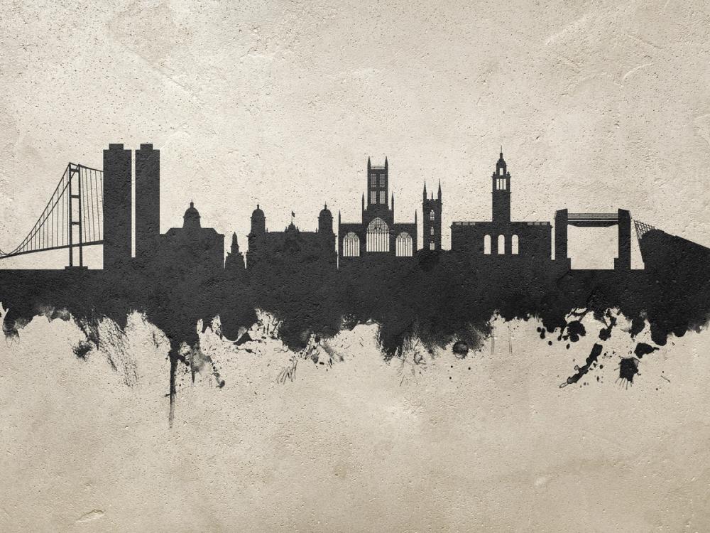 Kingston upon Hull England Skyline Concrete