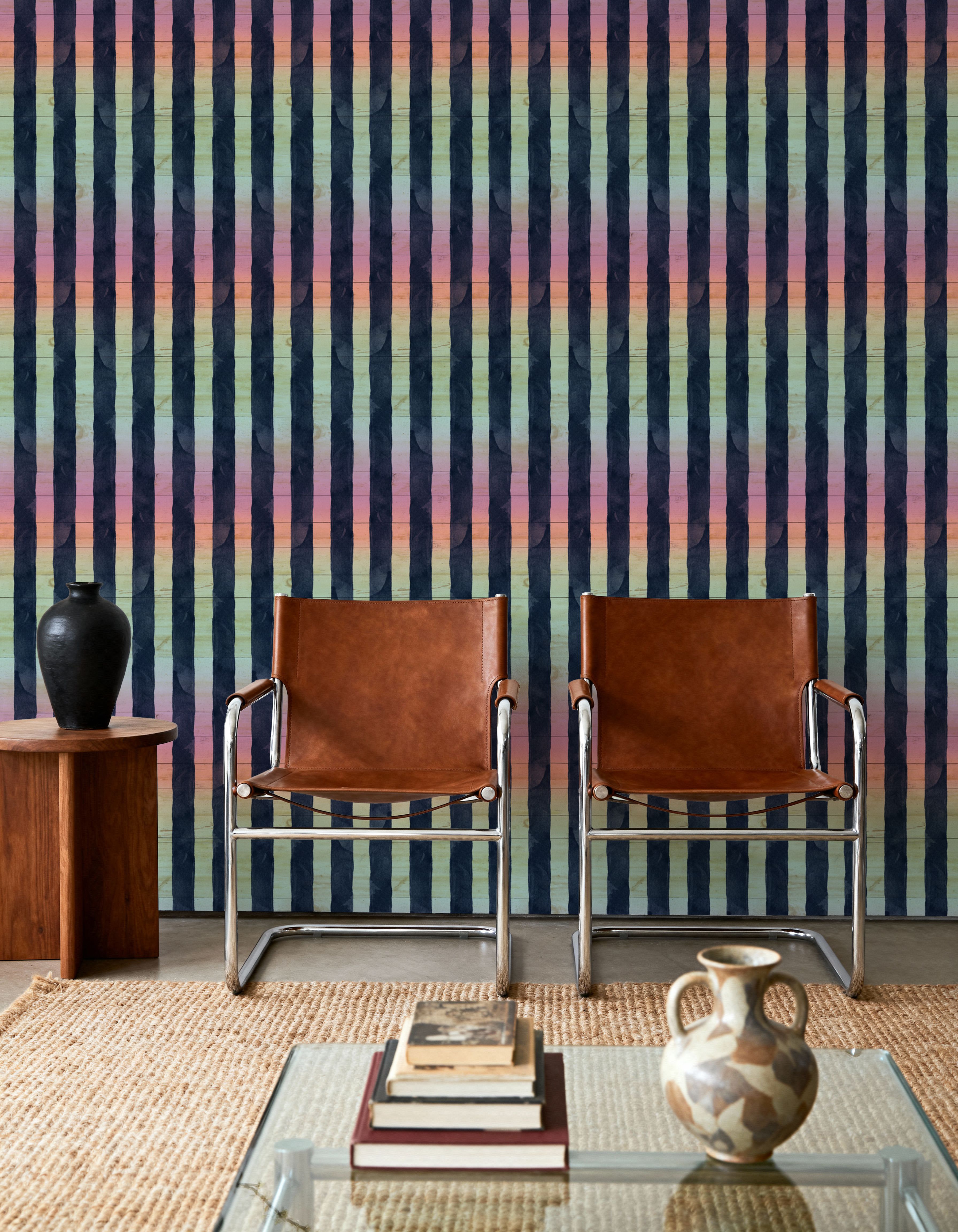 Mystical Neon Stripes