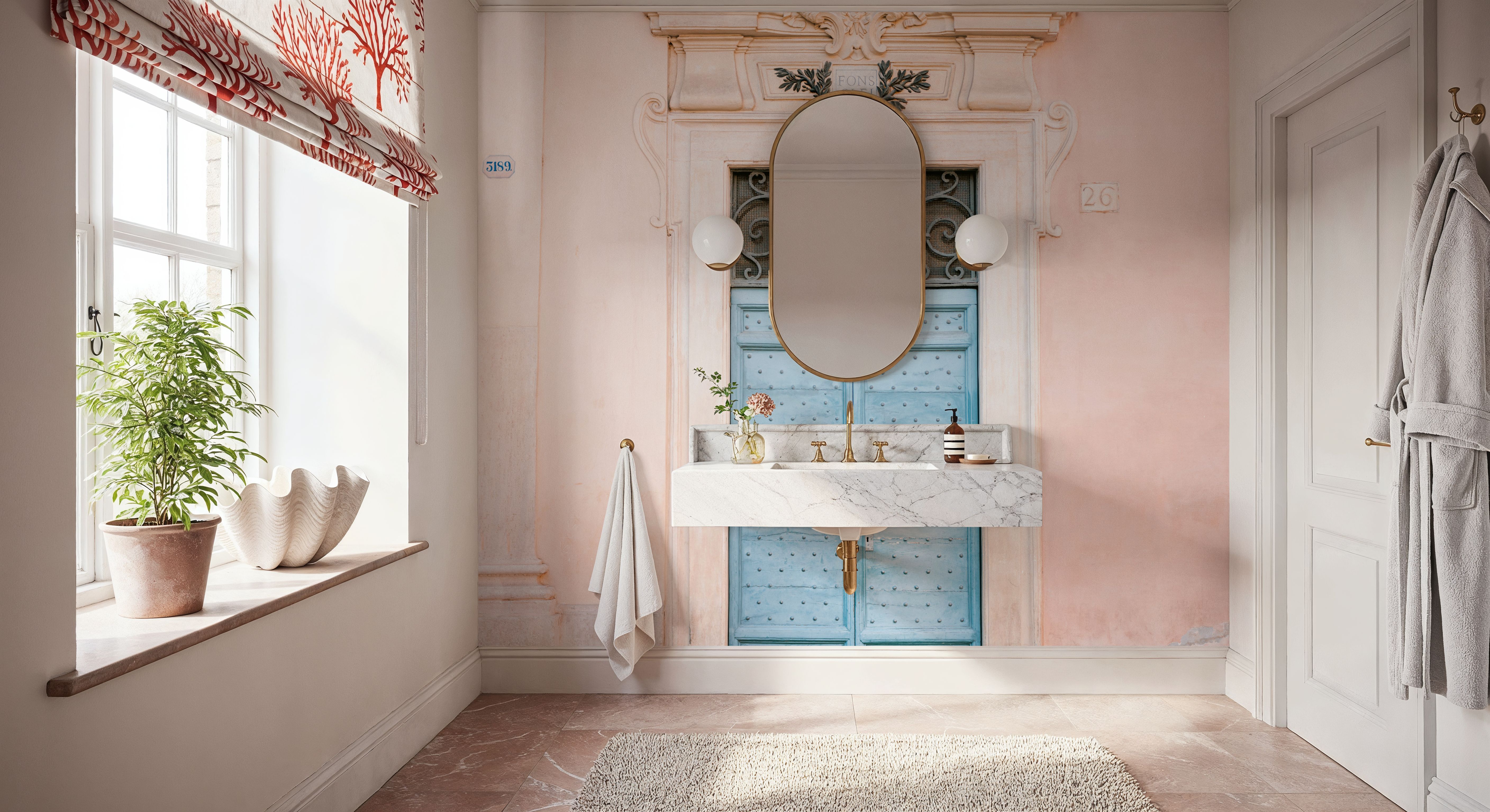 Pastel Trastevere, Tapeten