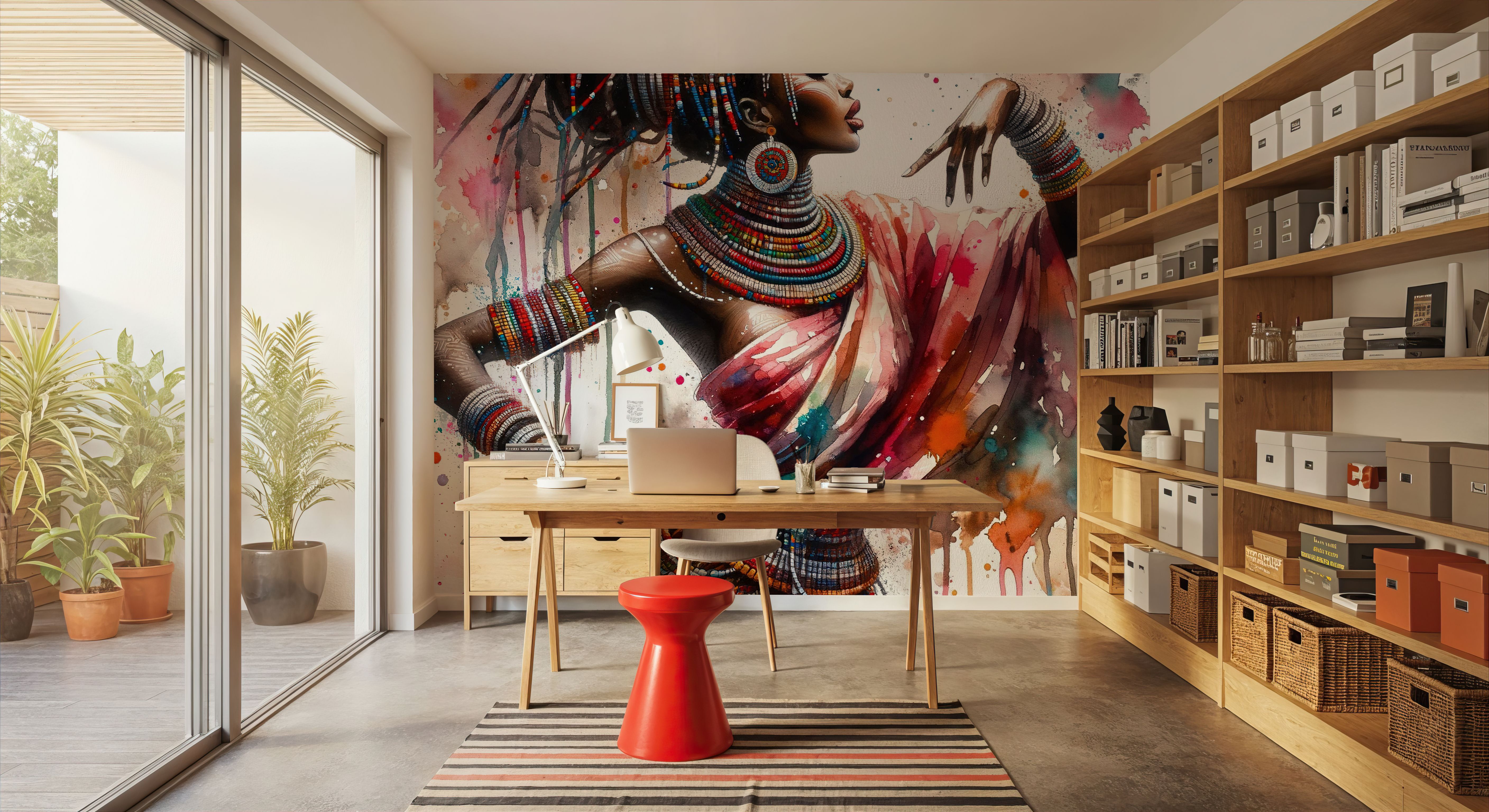 Watercolor Dancer, Wallpaper