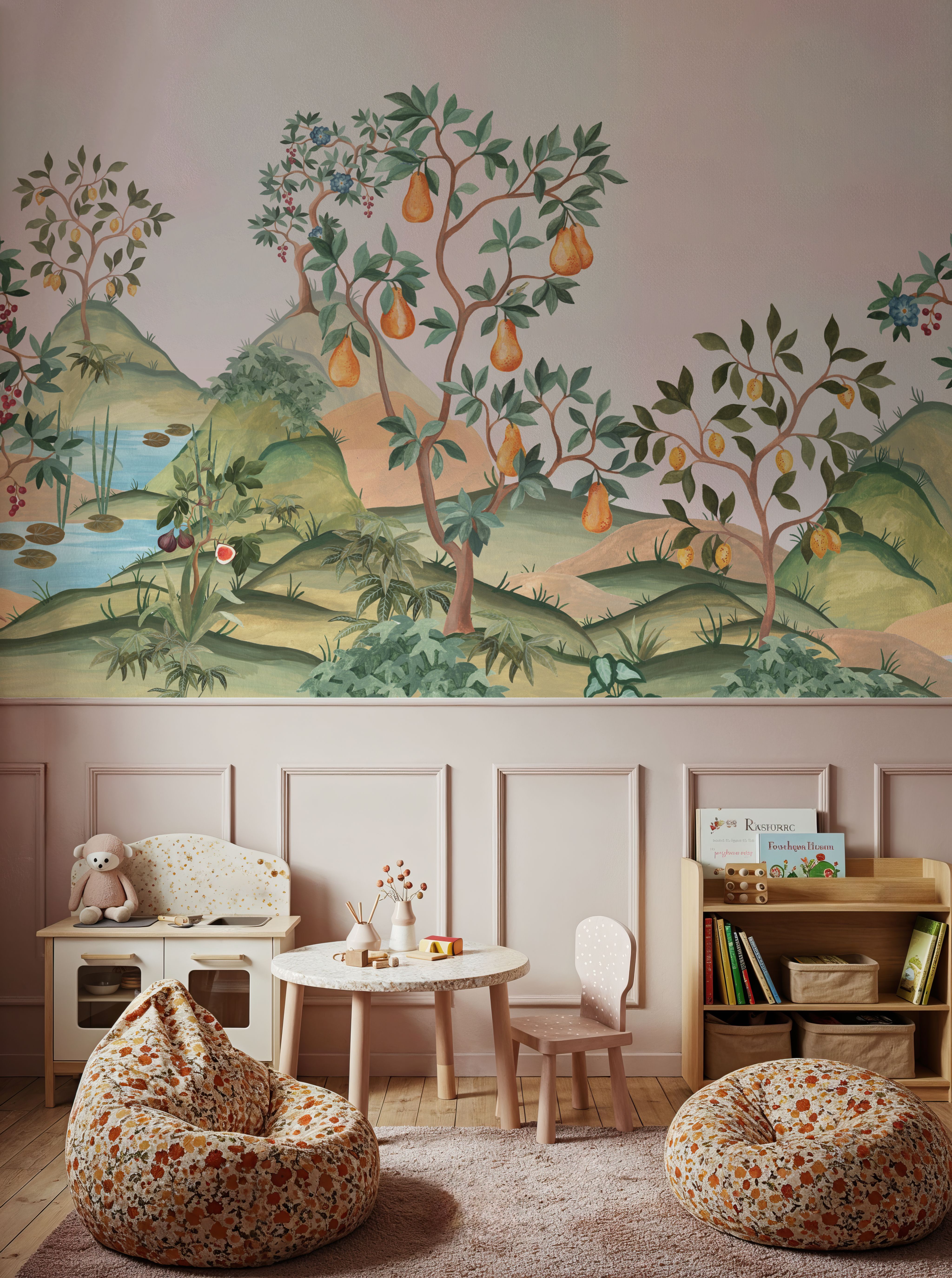 Orchard Reverie (no animals), Soft Pink