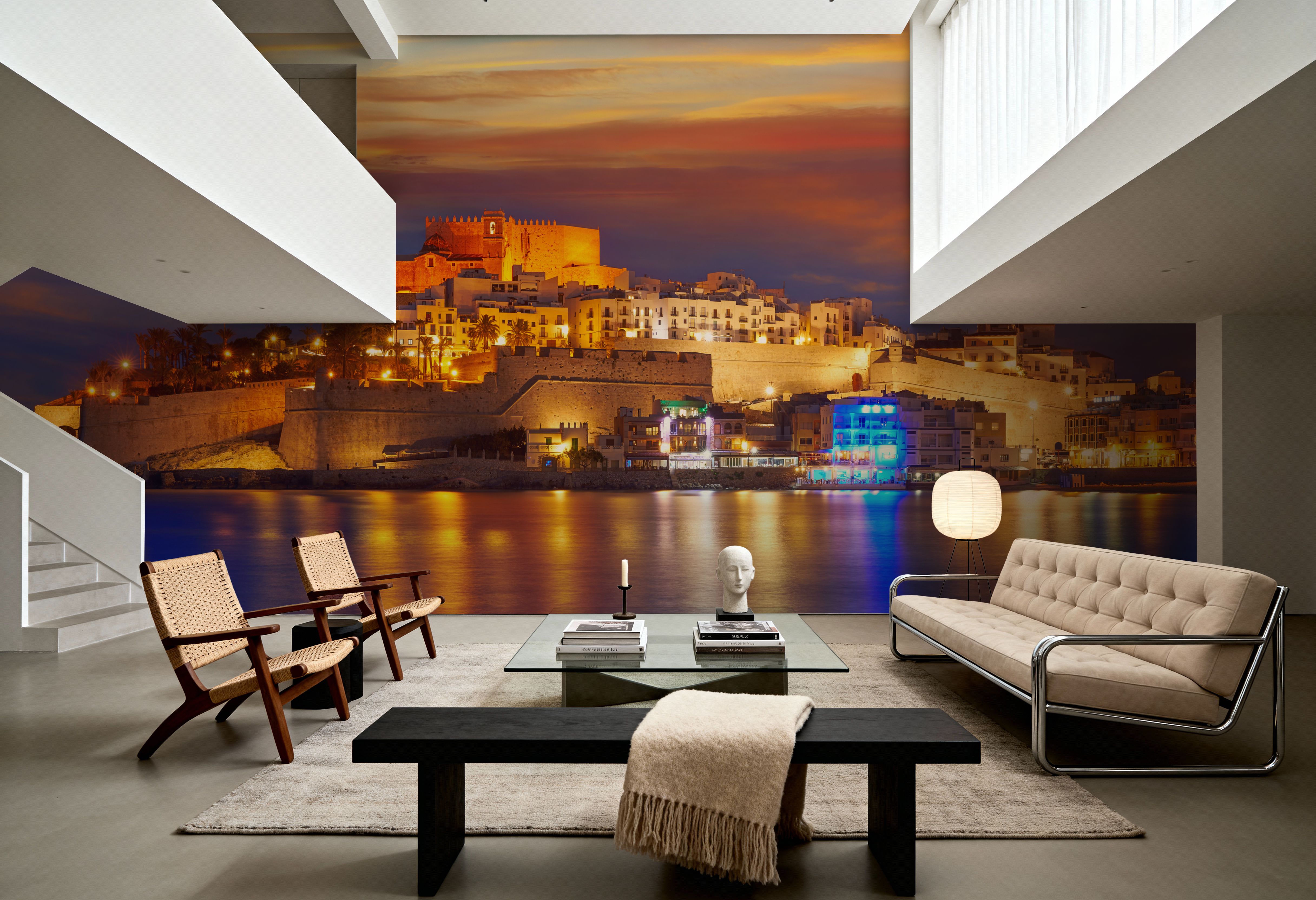 Mediterranean Castle Sunset