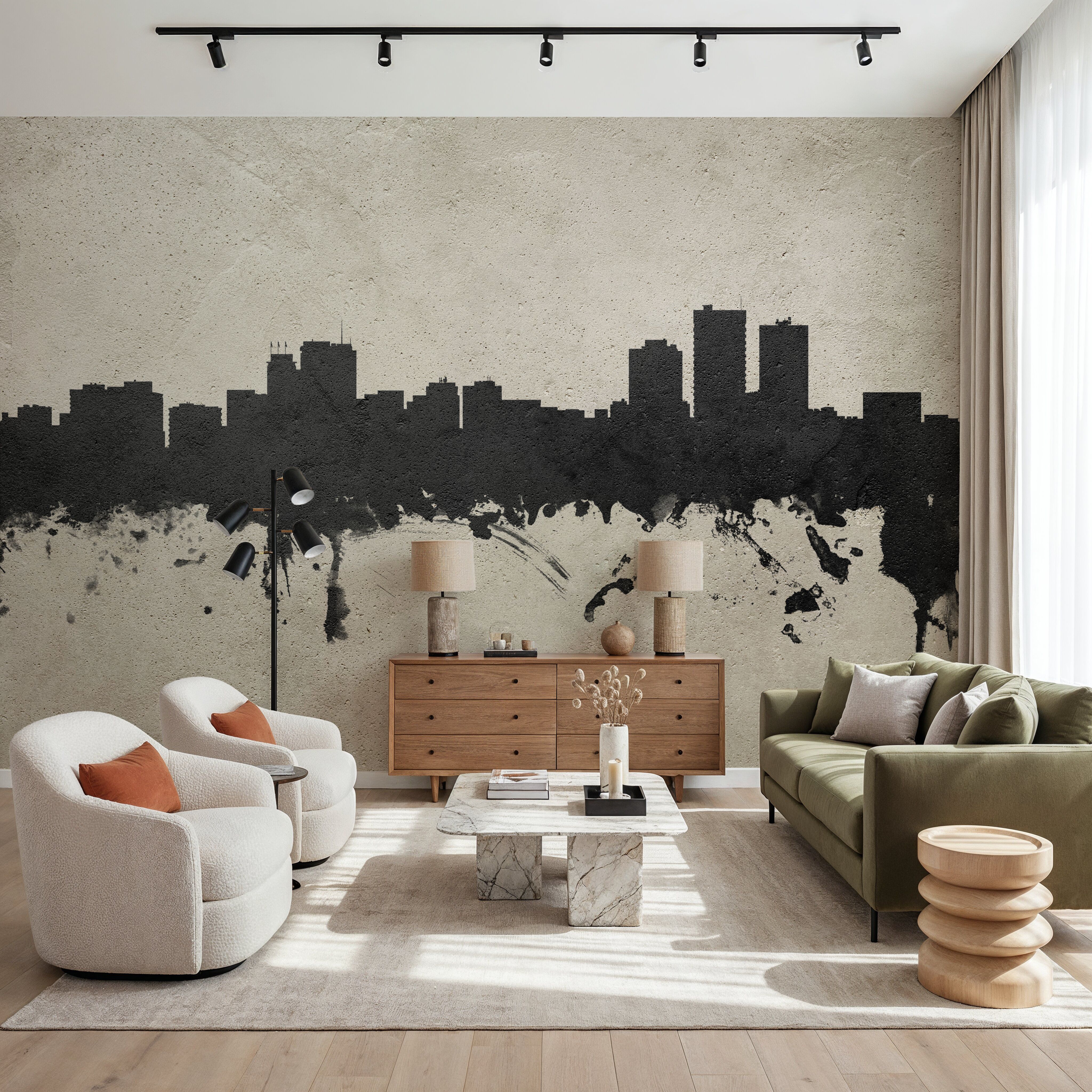 Anchorage Alaska Skyline Concrete