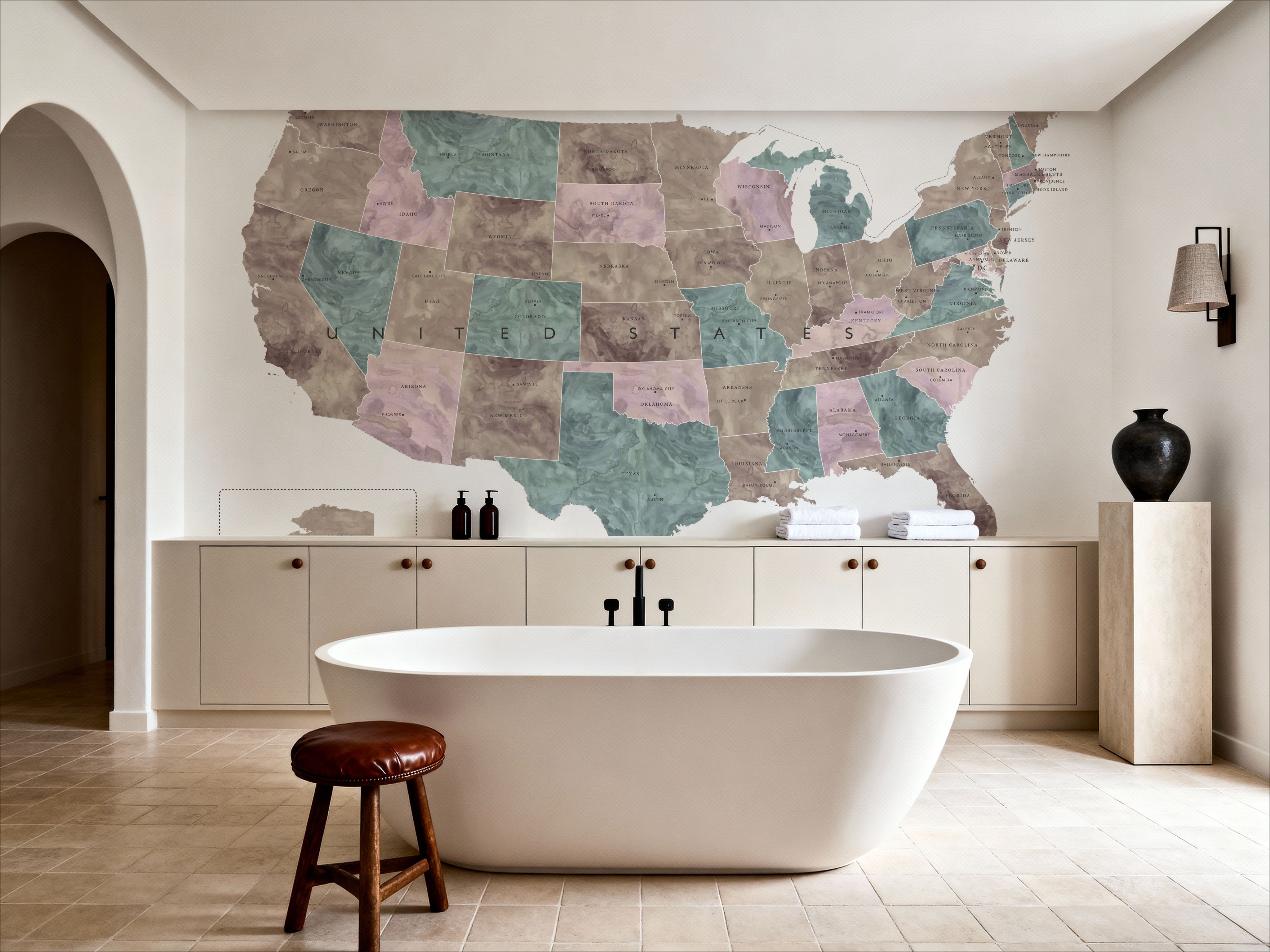 US State Map - Leire