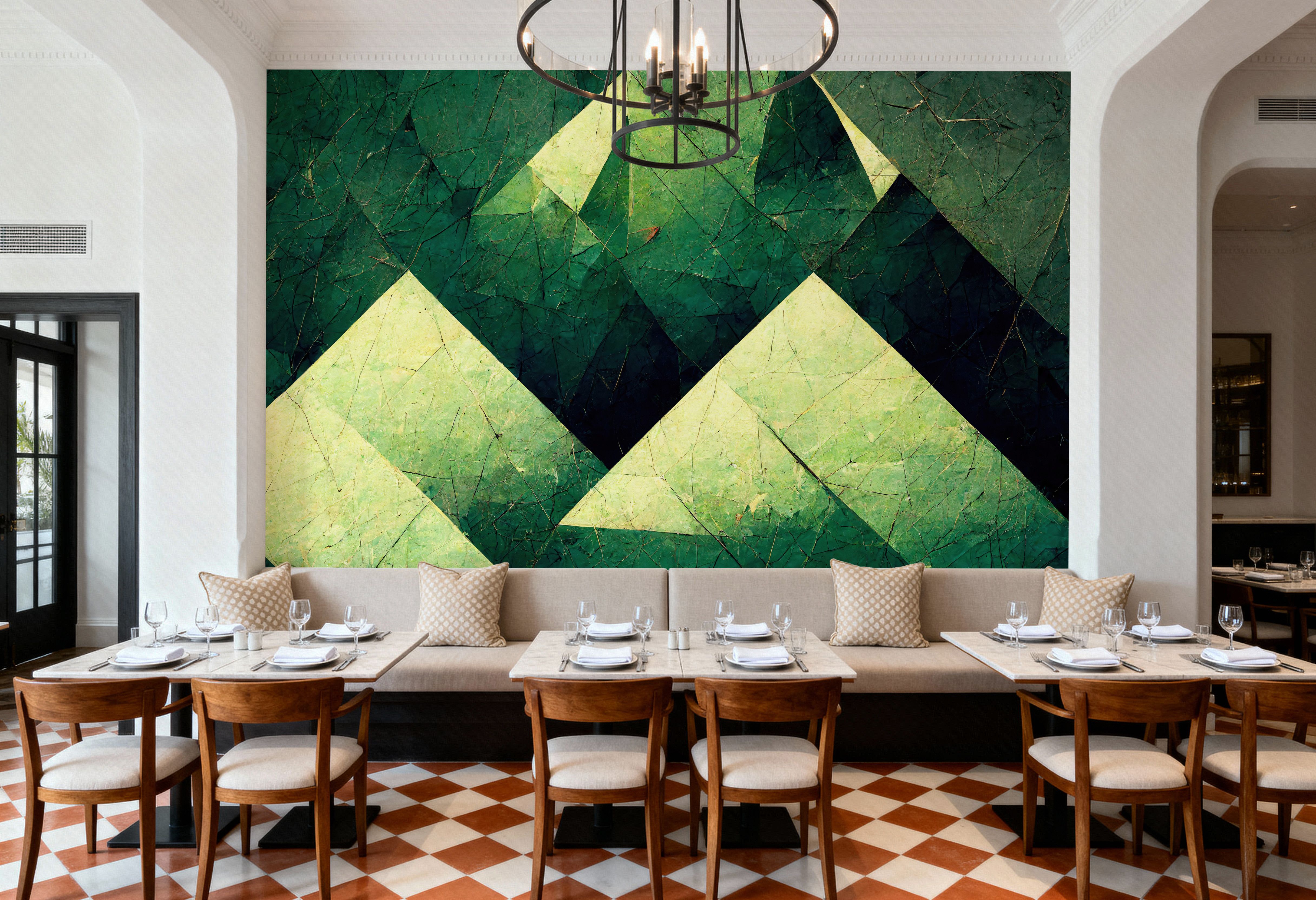 Reduced Mountains Green