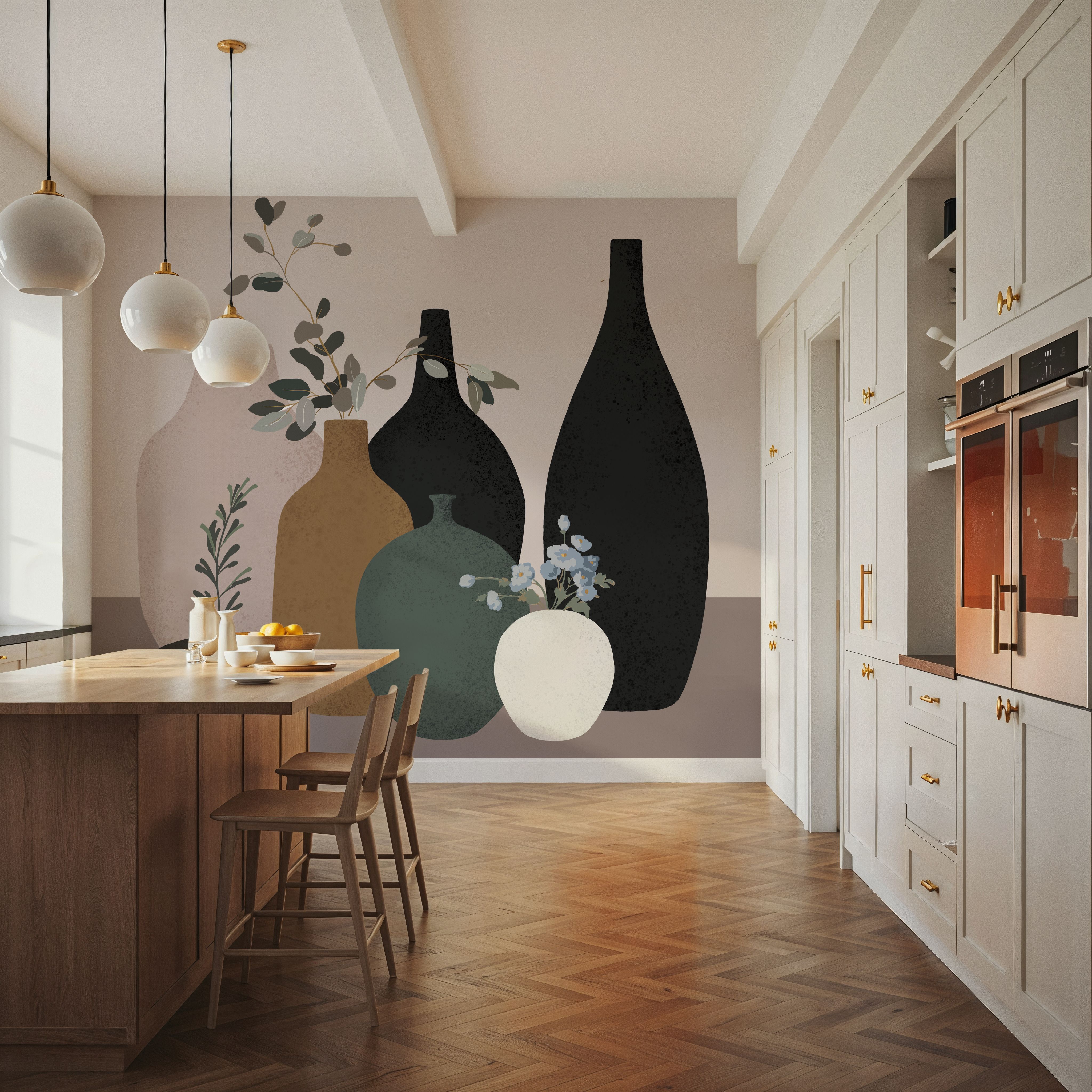 Wall Mural - Simple Vessels II - Offices - Wallism US - Premium, Textured or Peel & Stick