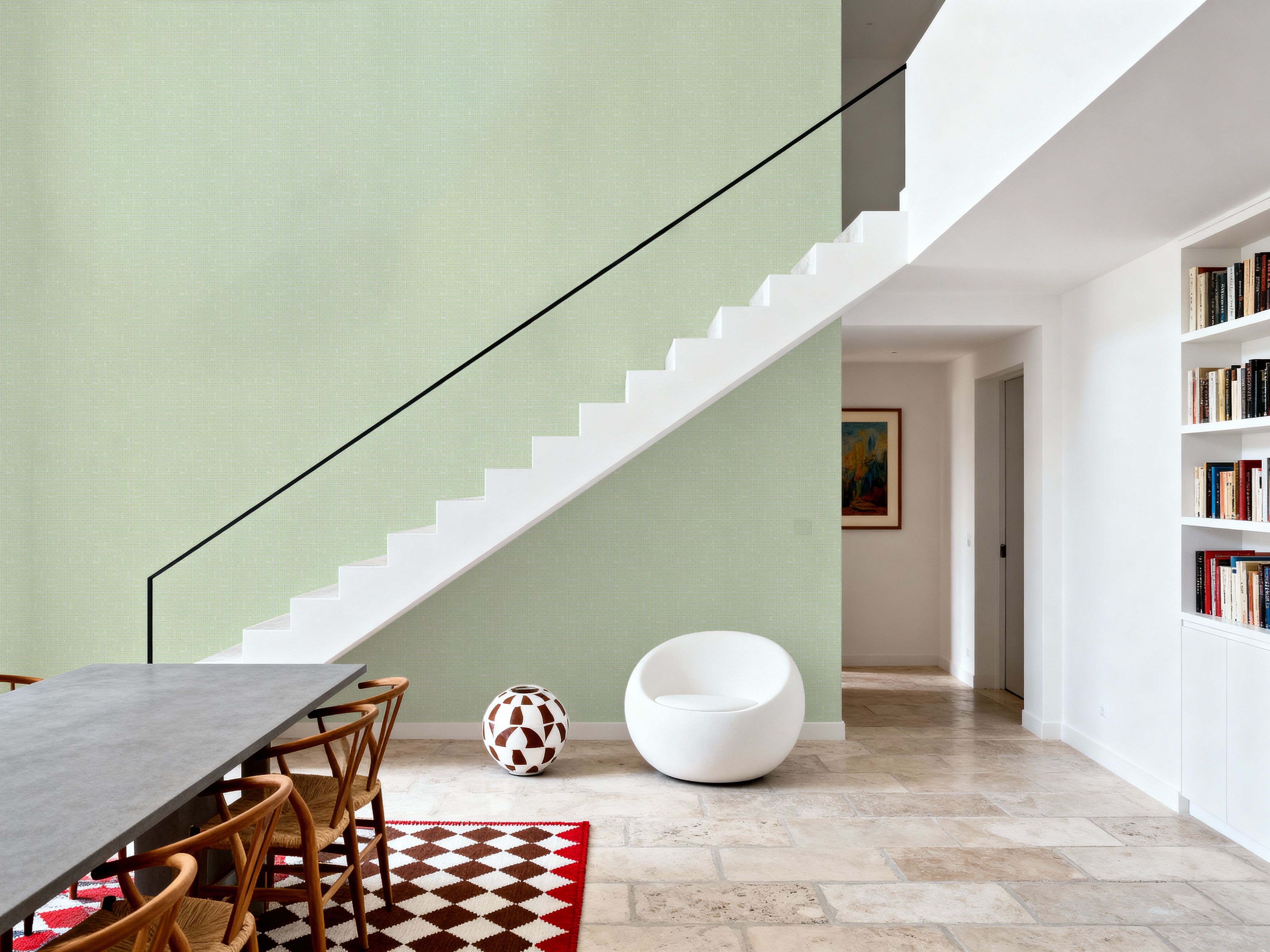 Weathered Checks, Pistachio