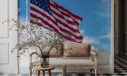 Stars and Stripes on Canvas