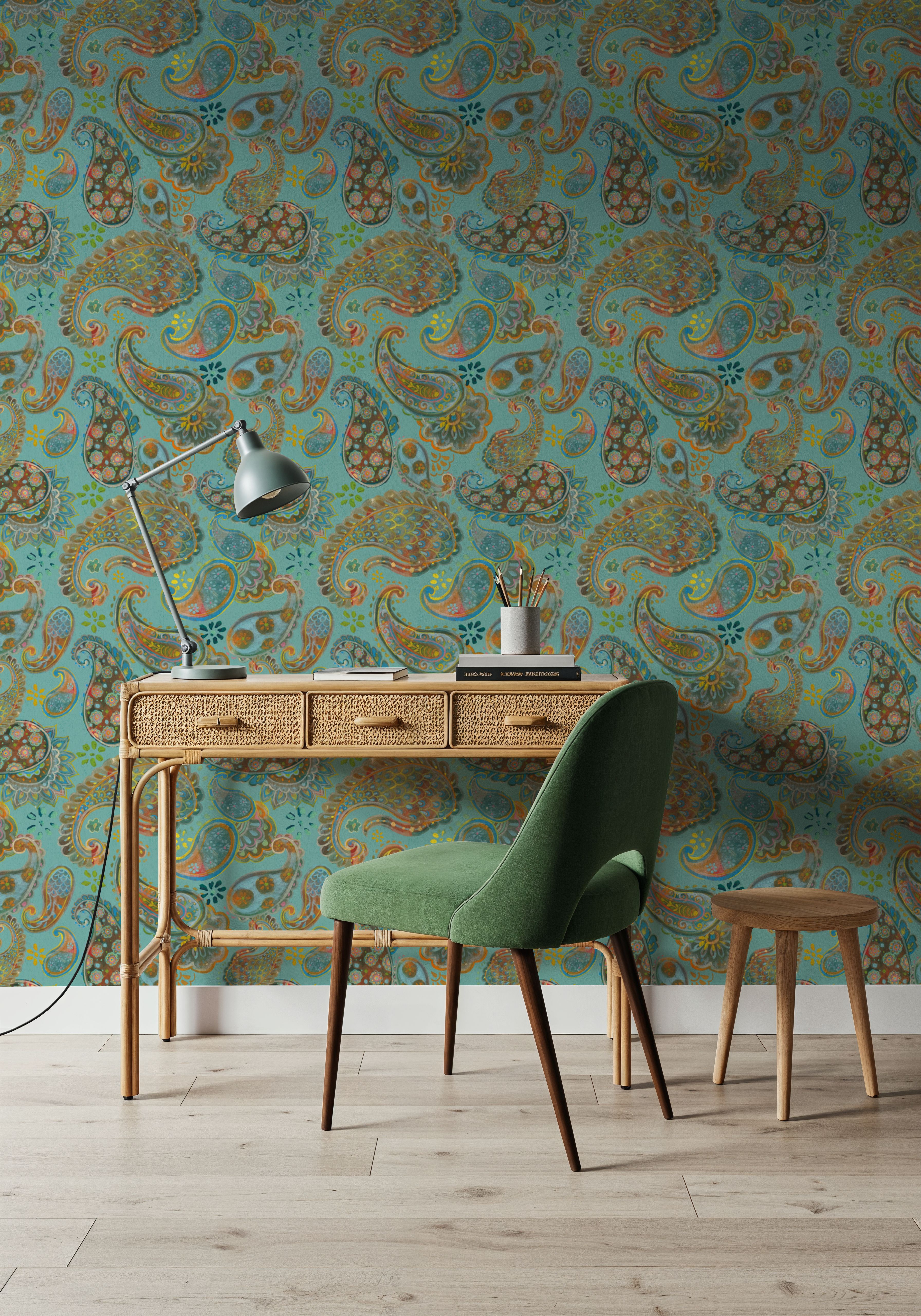 Big on Paisley Blue