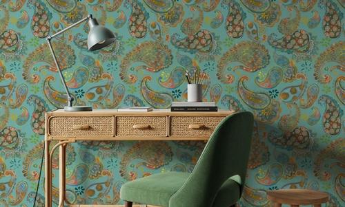 Big on Paisley Blue