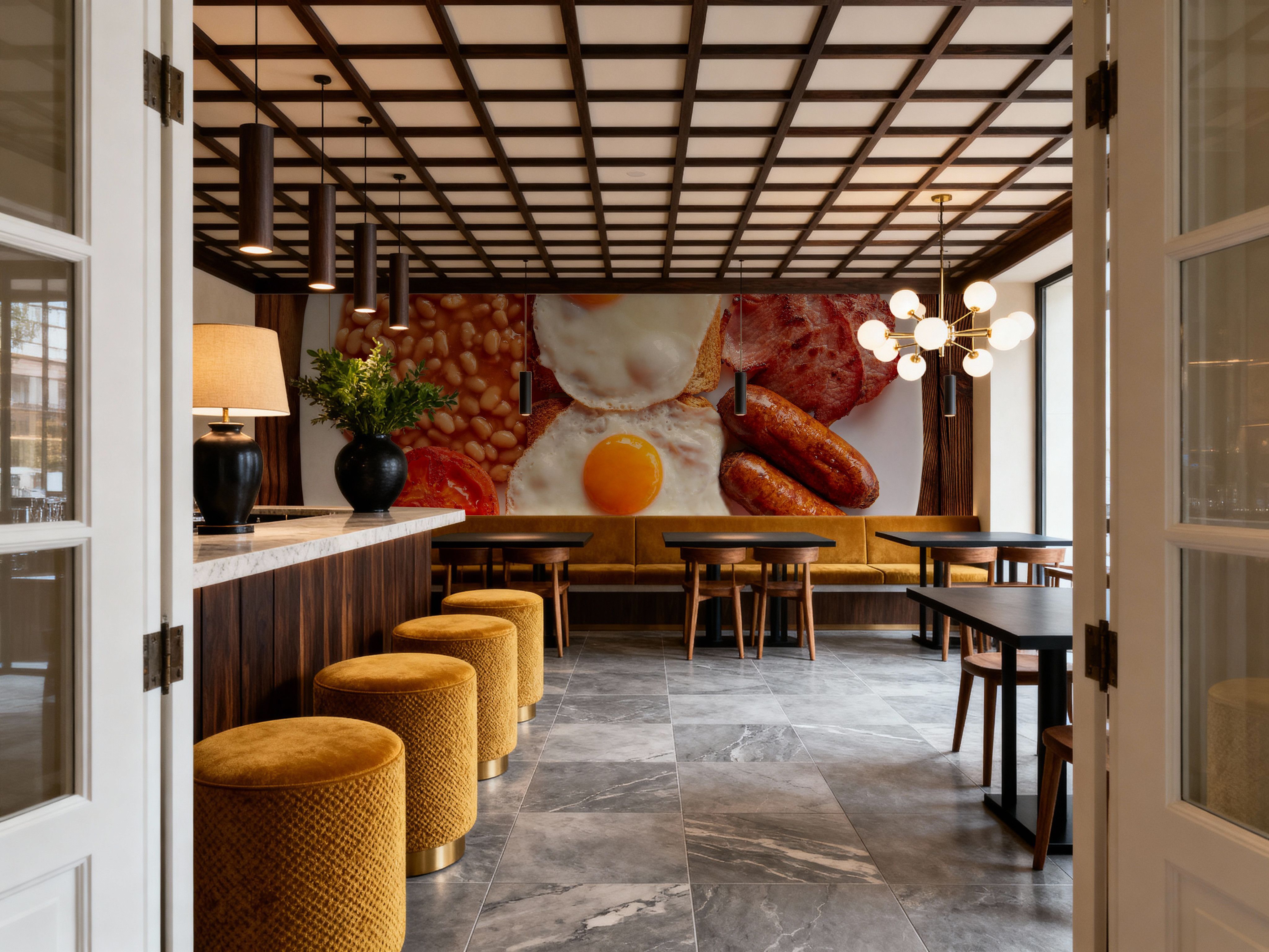 Full English, Wallpaper