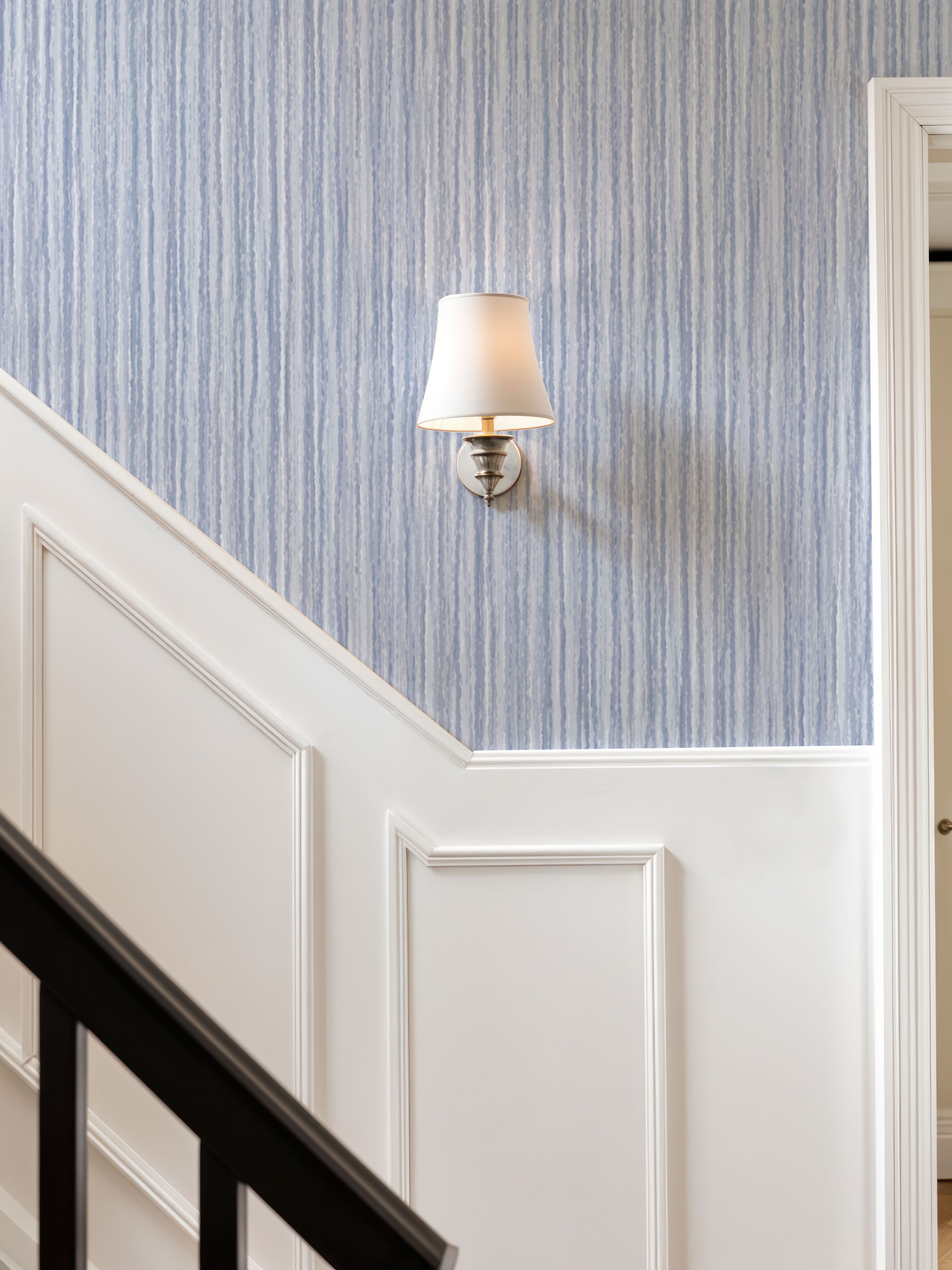 Textured Lines, French Blue