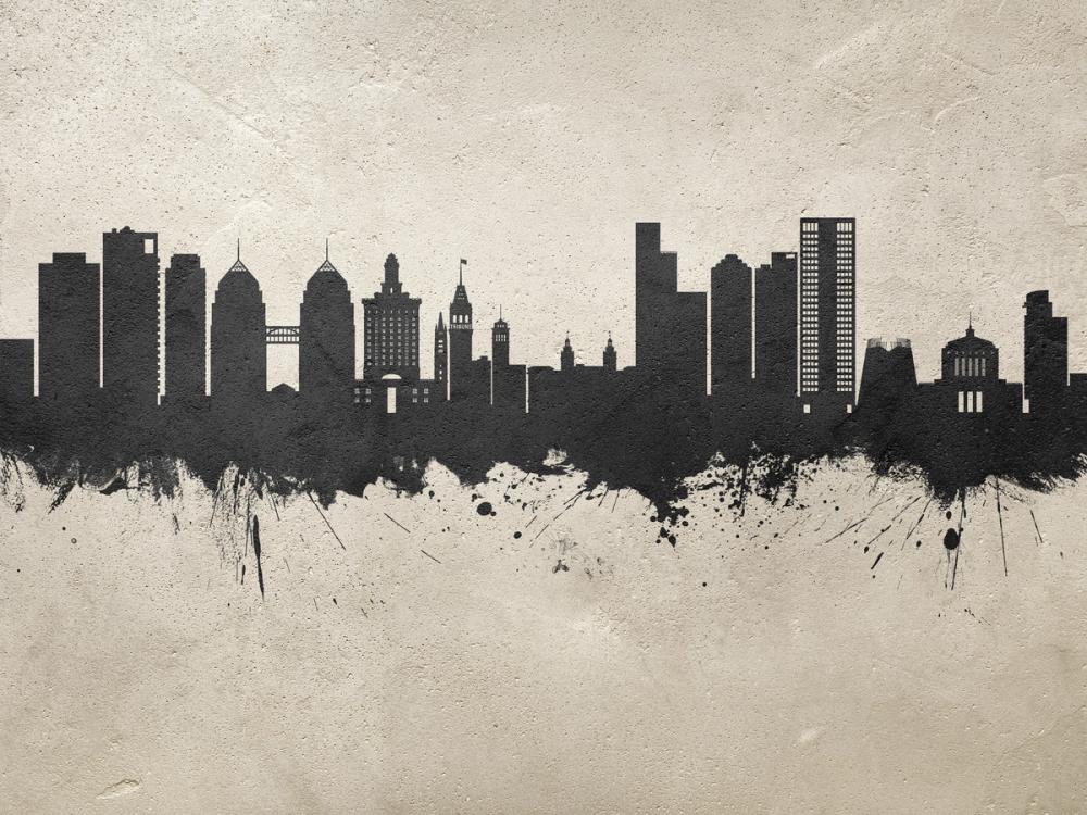 Oakland California Skyline Concrete