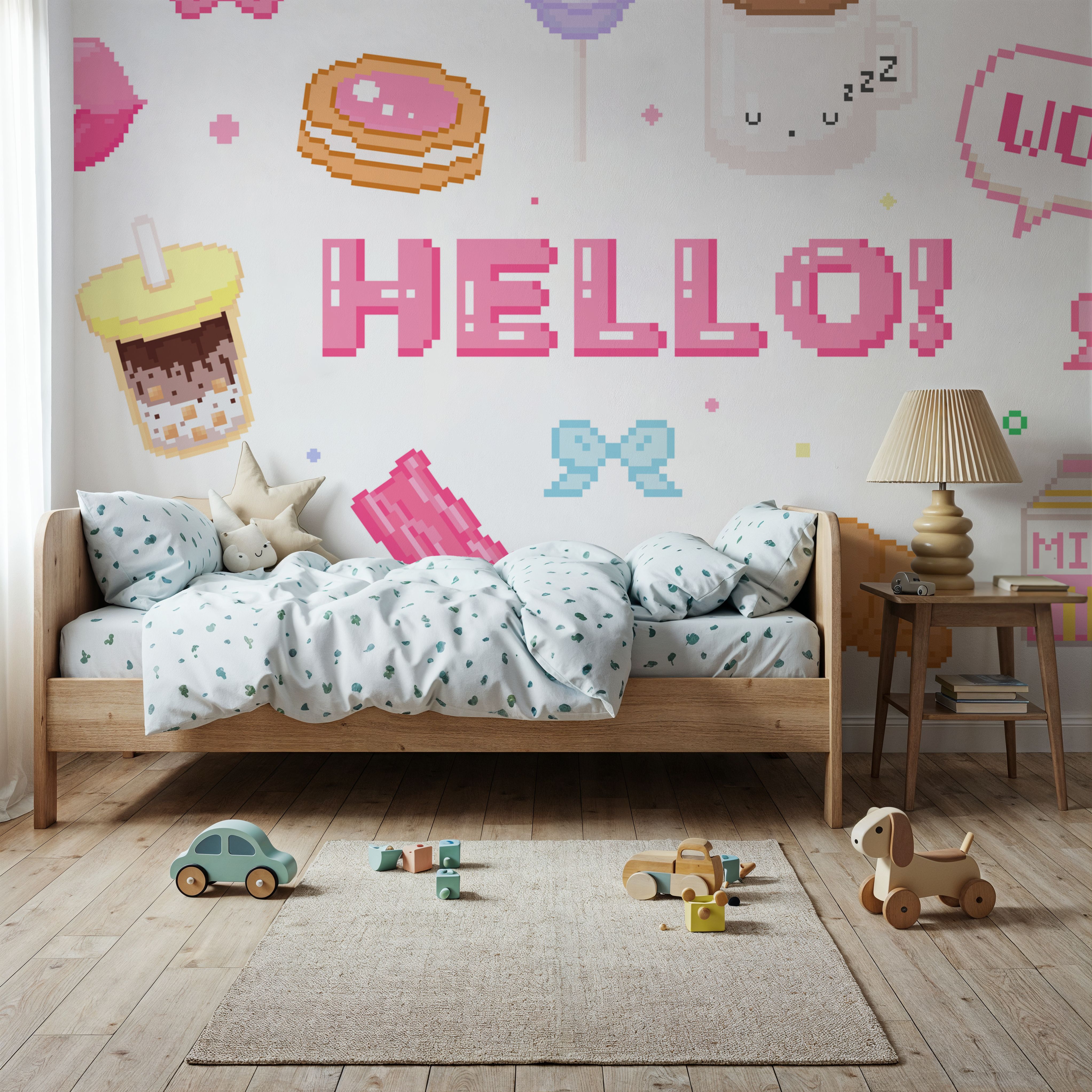 Cute Pixel Hello Light