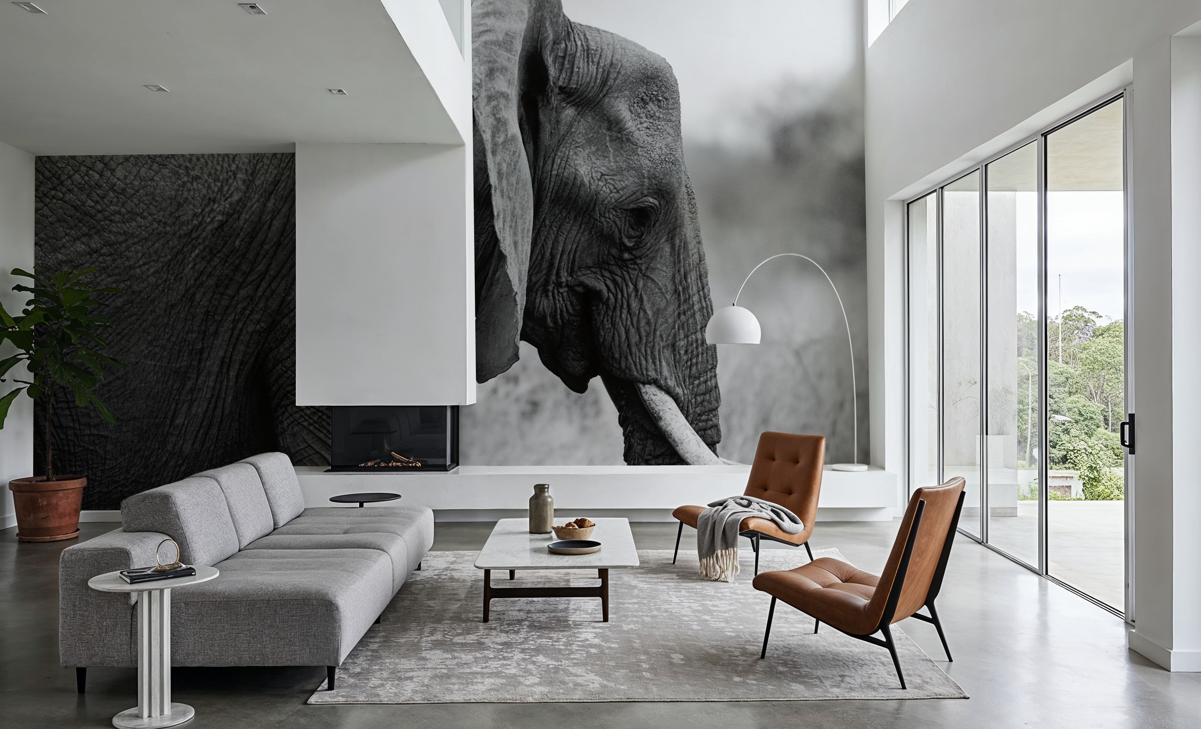 Ellie Side Profile BW