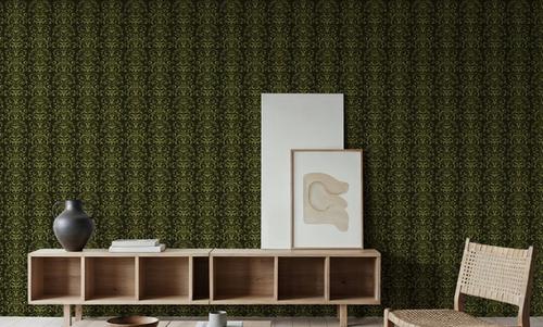 Ornate Stripes, Chartreuse