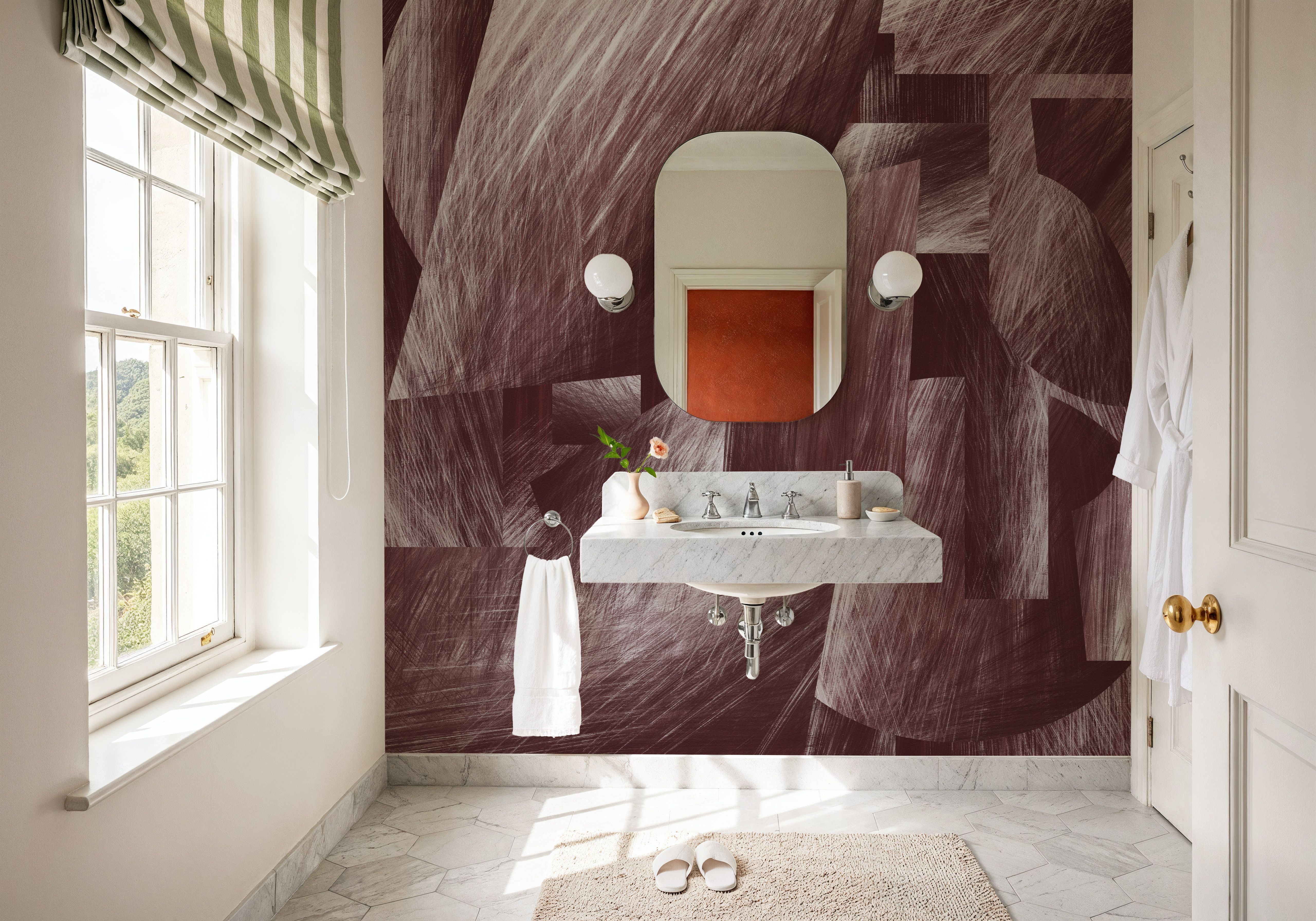 Frank, Maroon, Wallpaper