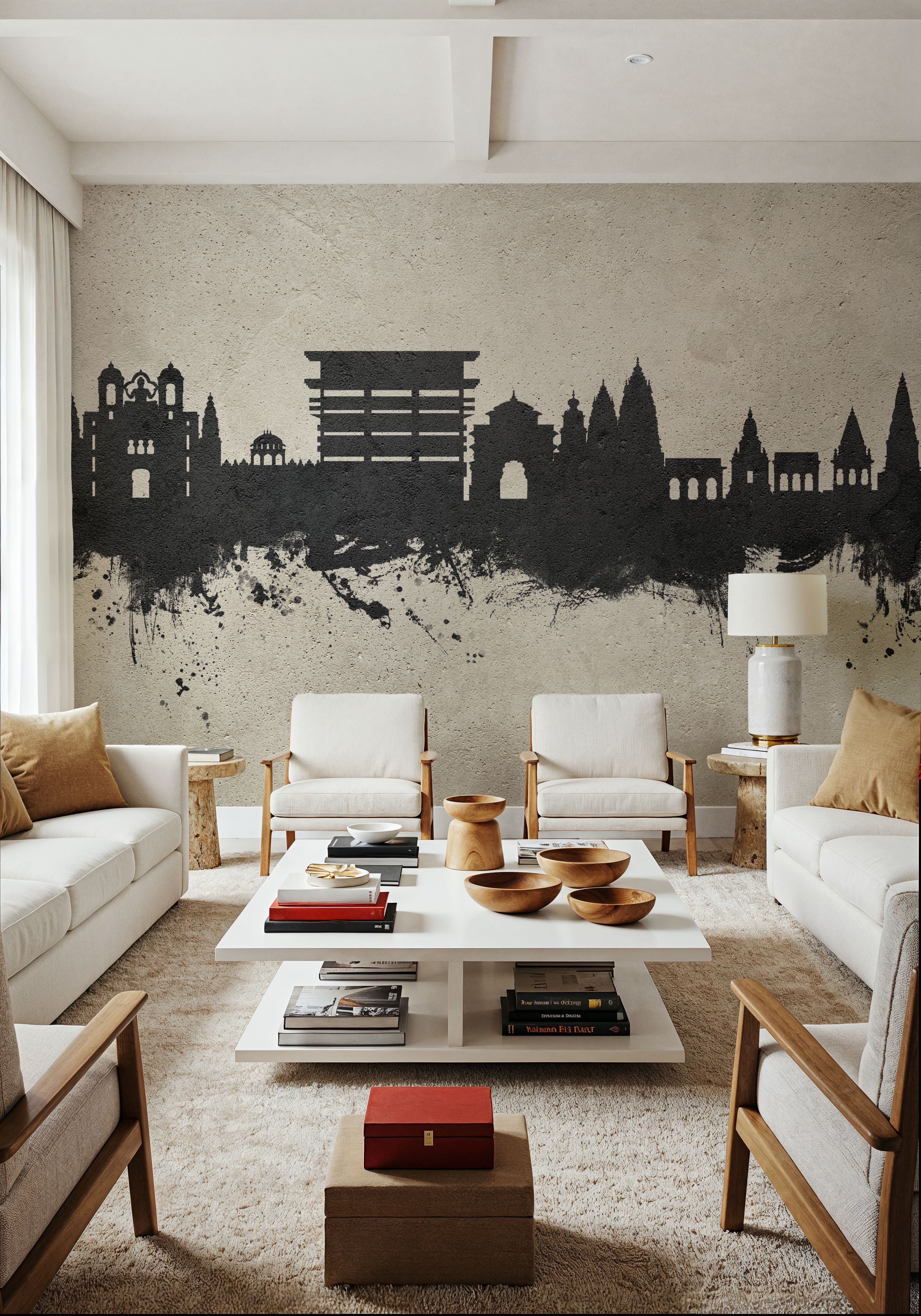 Pandharpur India Skyline Concrete