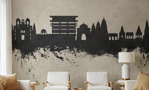 Pandharpur India Skyline Concrete
