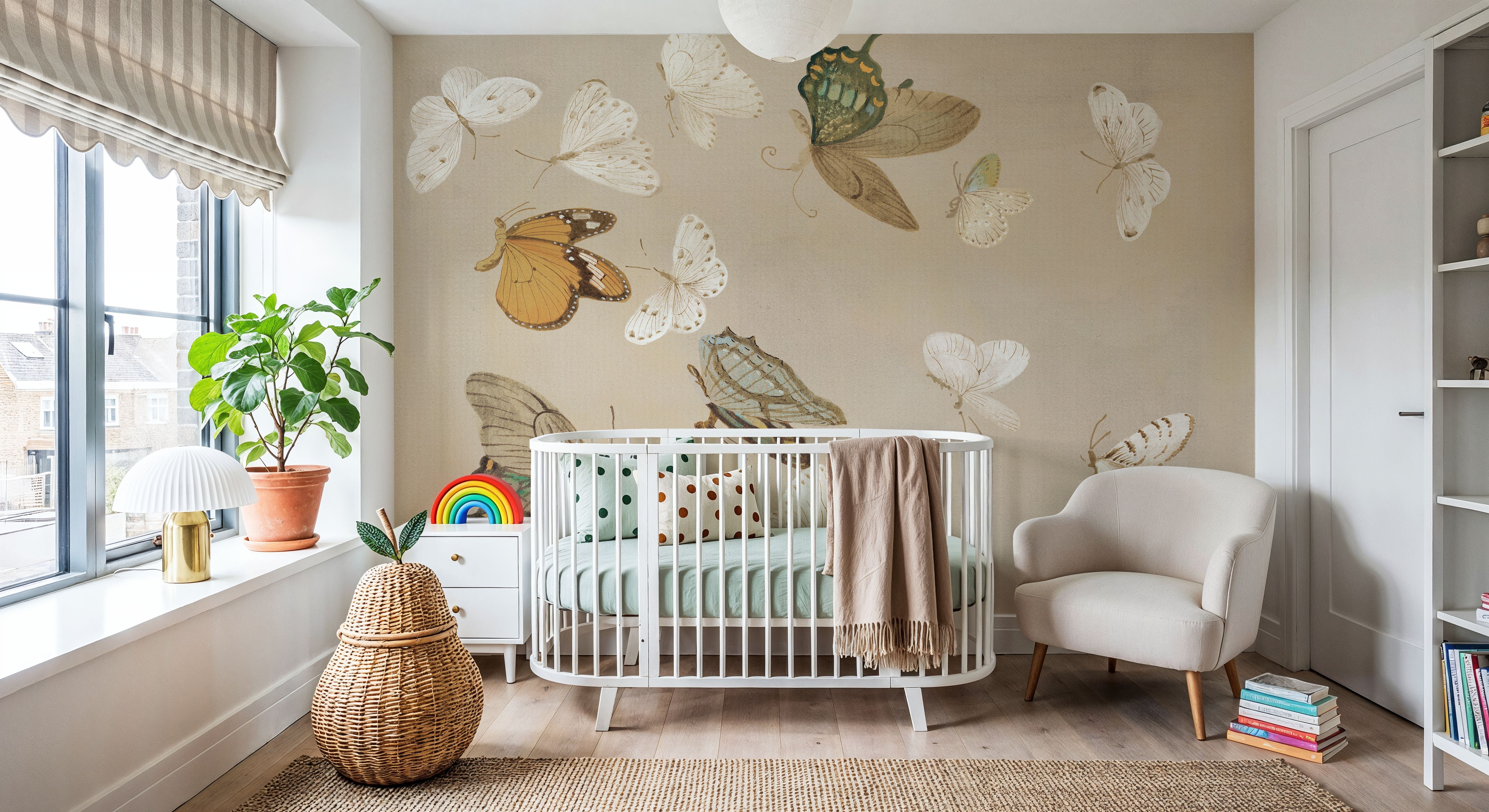 Chrysanthemum Butterflies, Wallpaper