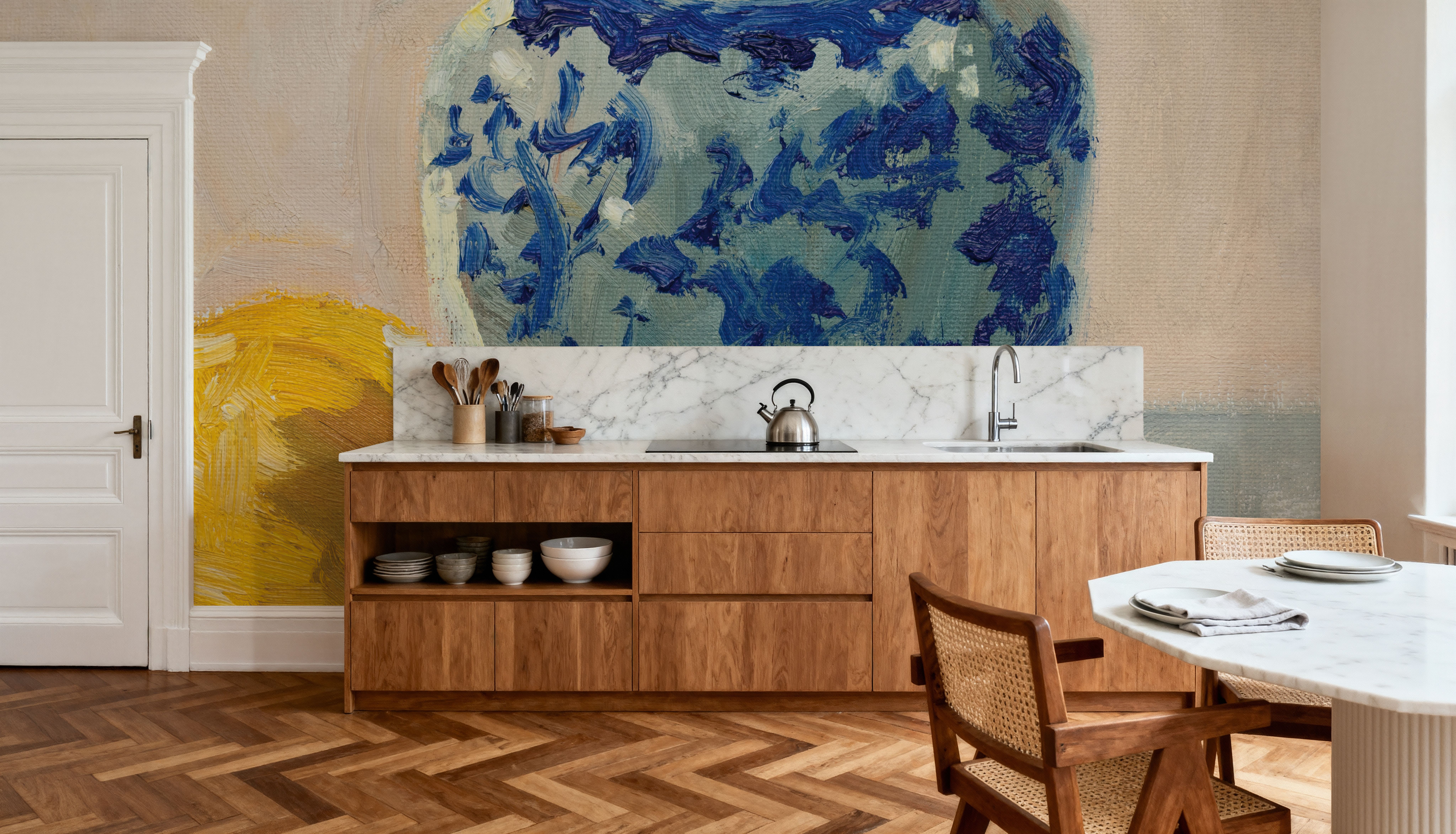 Lemon with Chinoiserie Pot