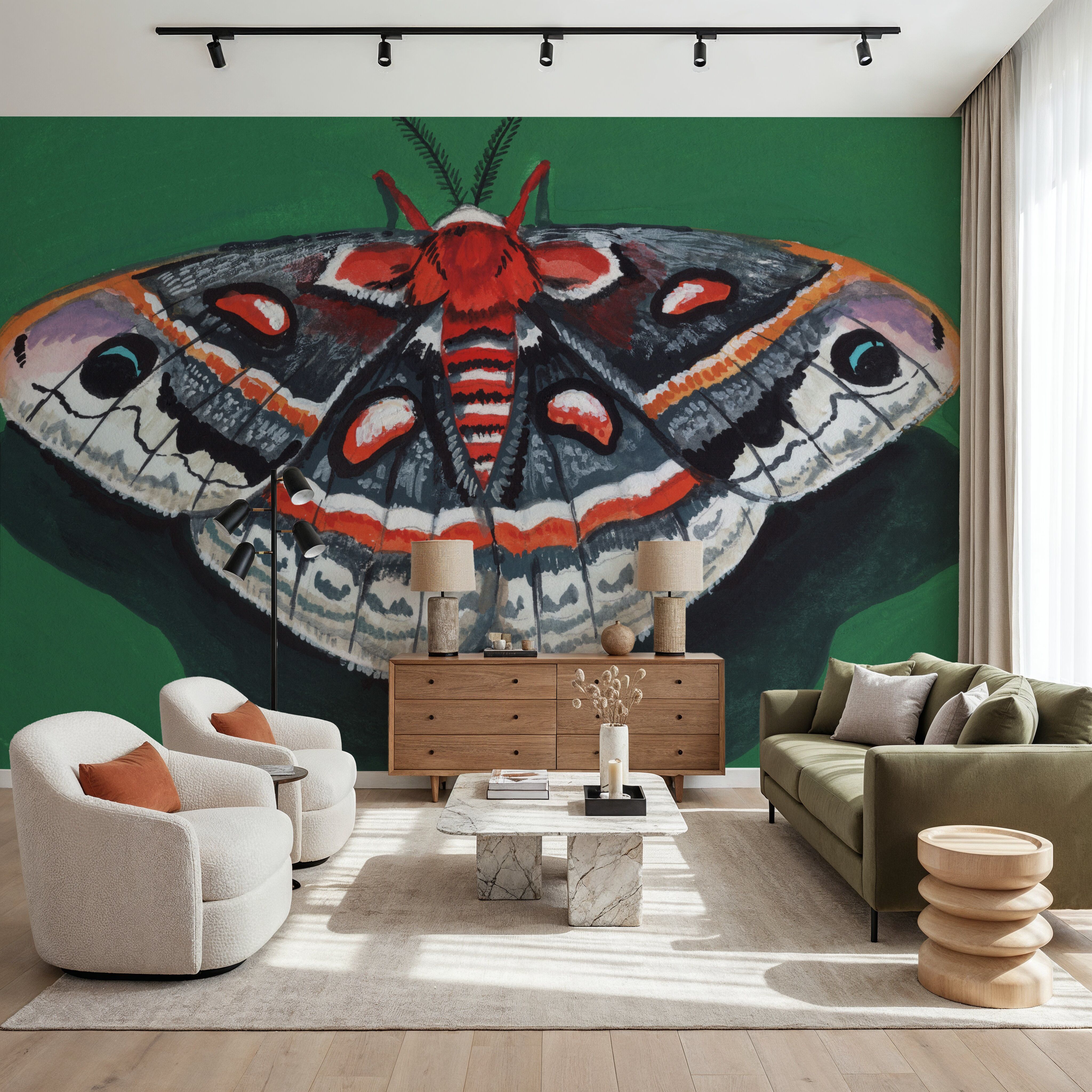 Cecropia Moth