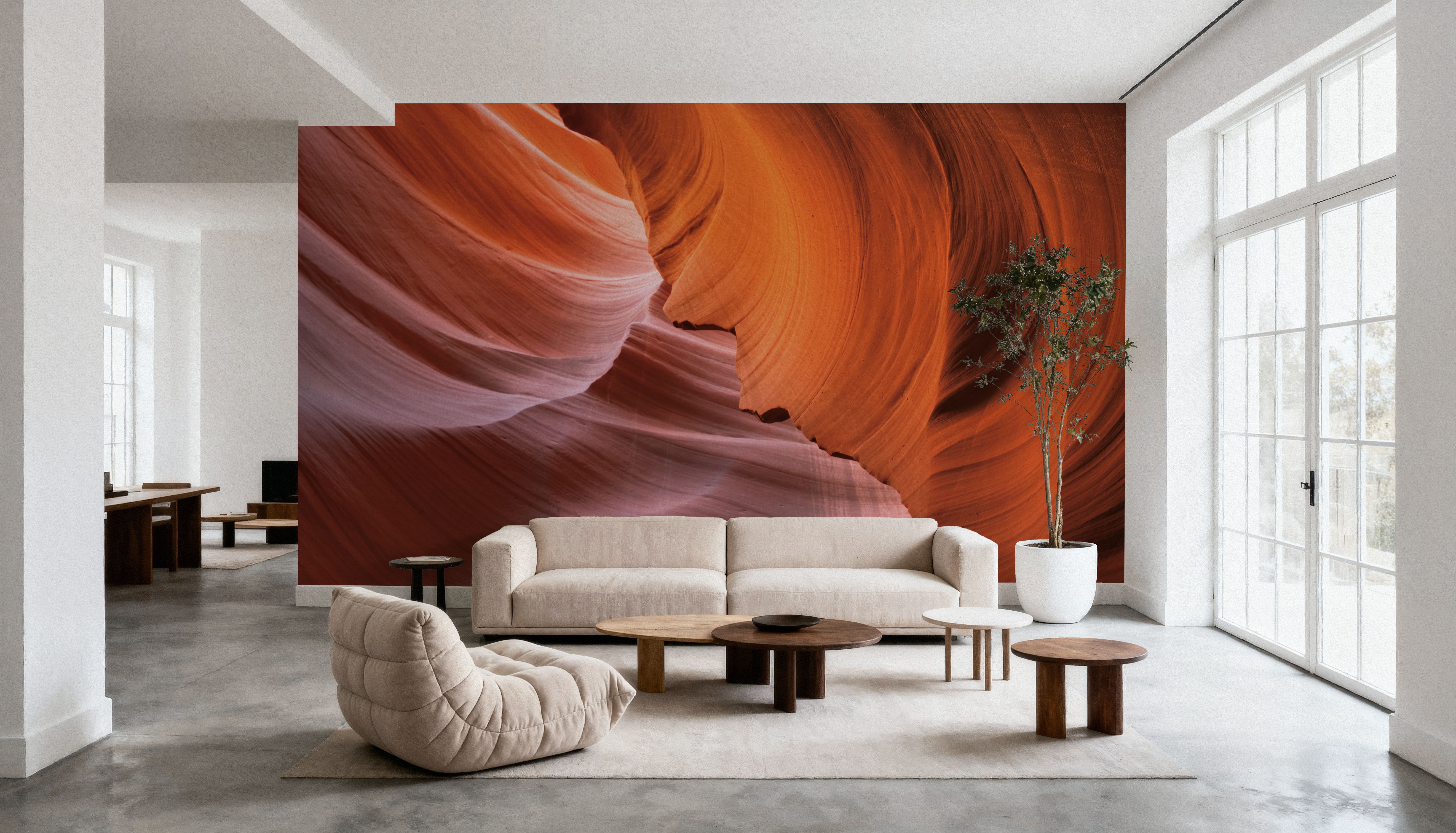 Lower Antelope Canyon I, Tapet