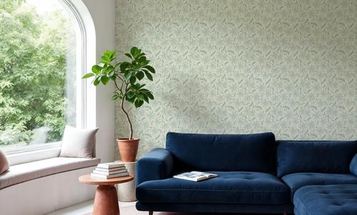 Coastal Palms, French Blue