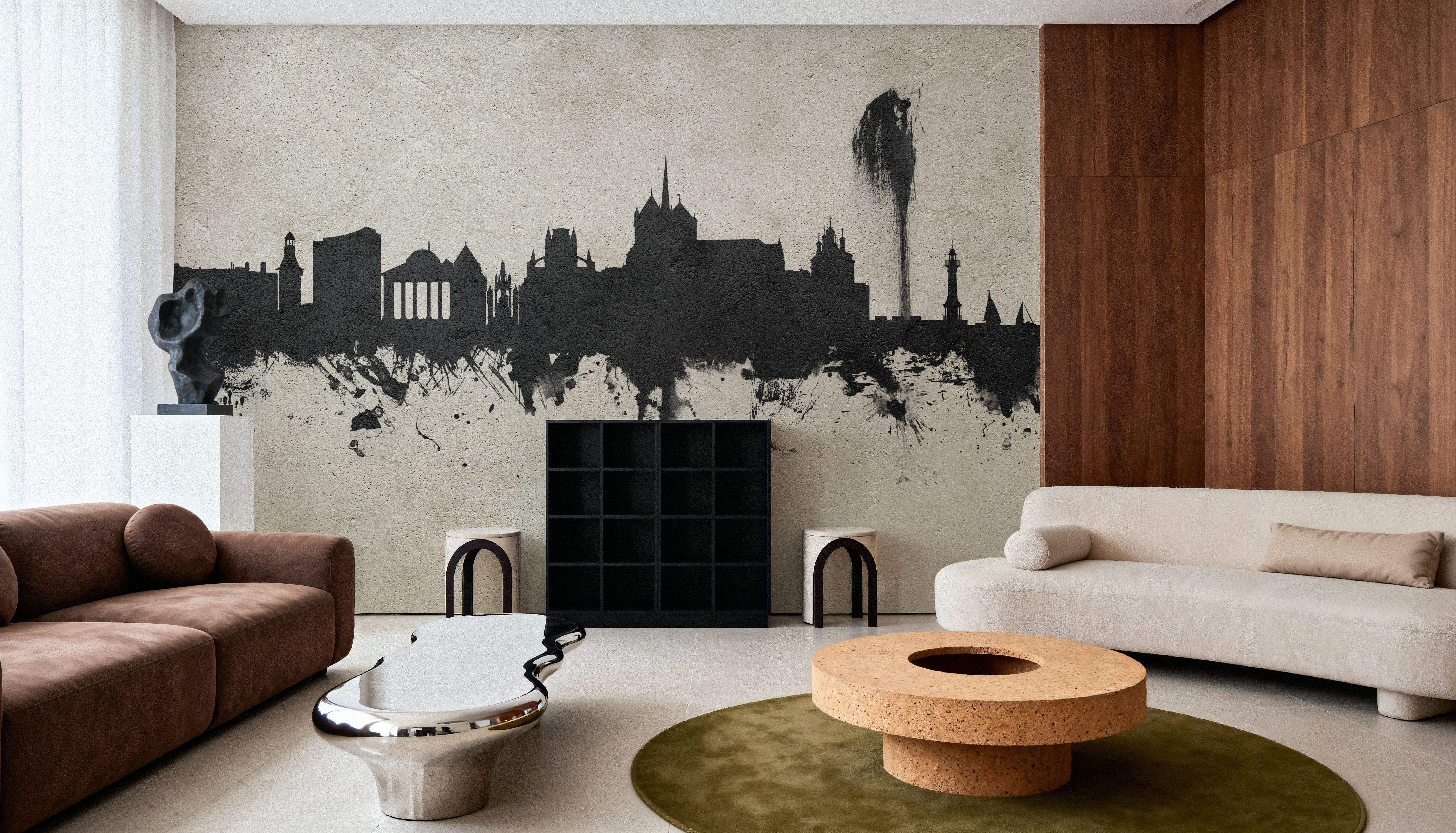 Geneva Switzerland Skyline Concrete