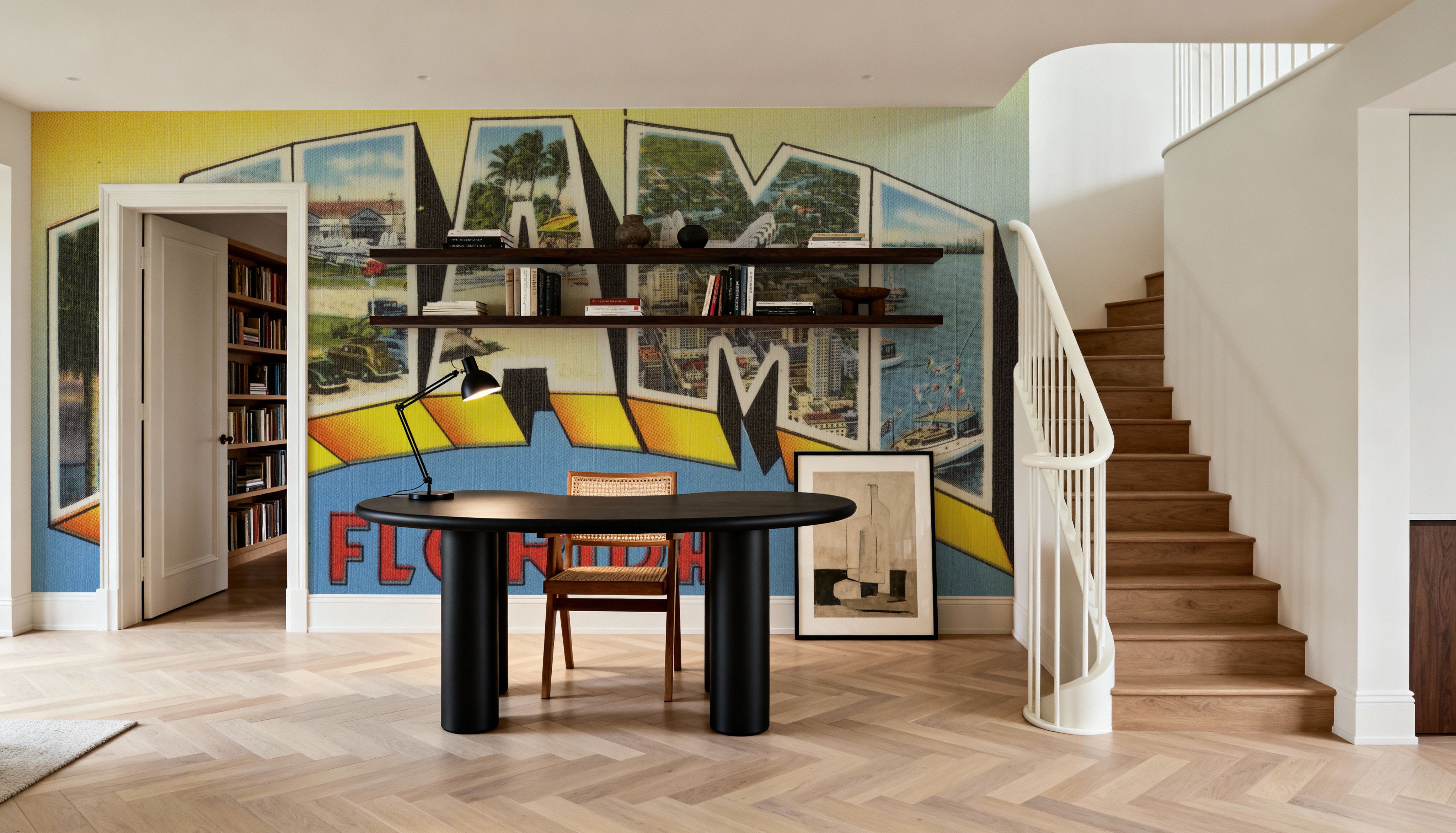 Greetings from Miami - Screenprint Postcard