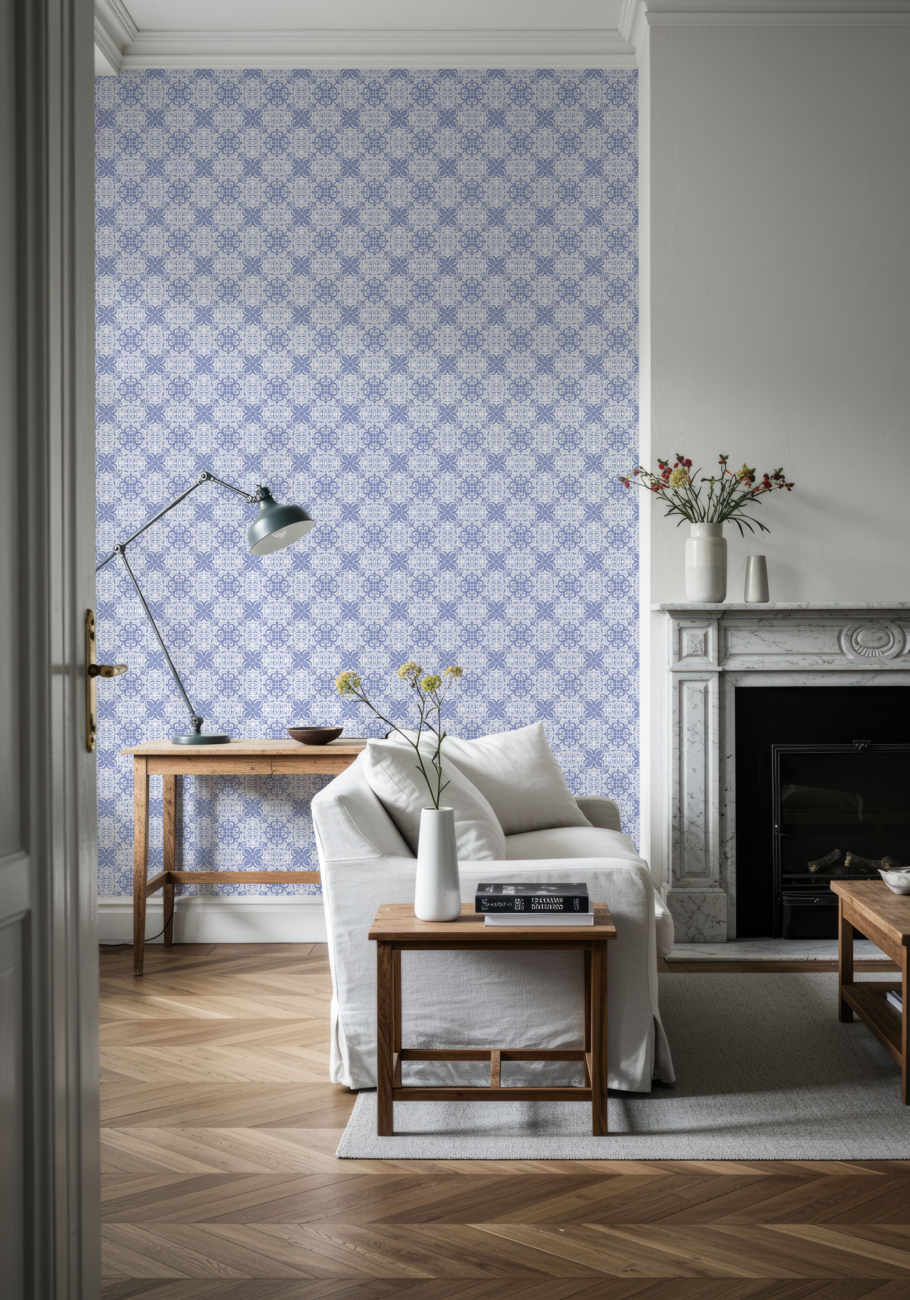 Italian Tiles, Periwinkle