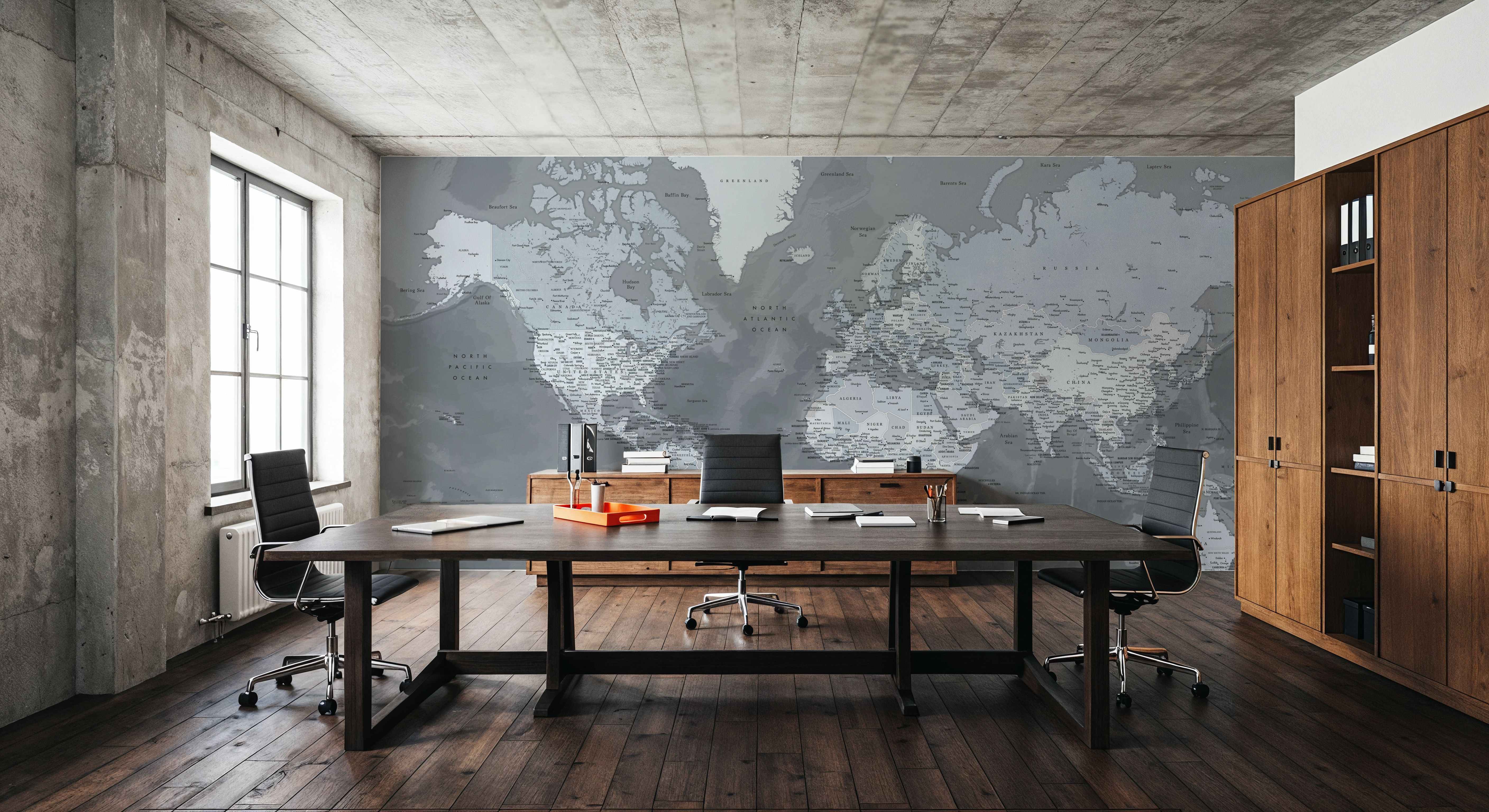 World Map Cities - Zanders