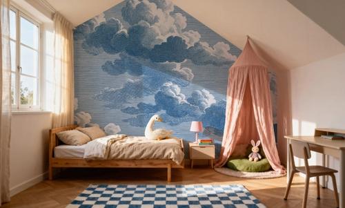 Intaglio Clouds, Blueberry