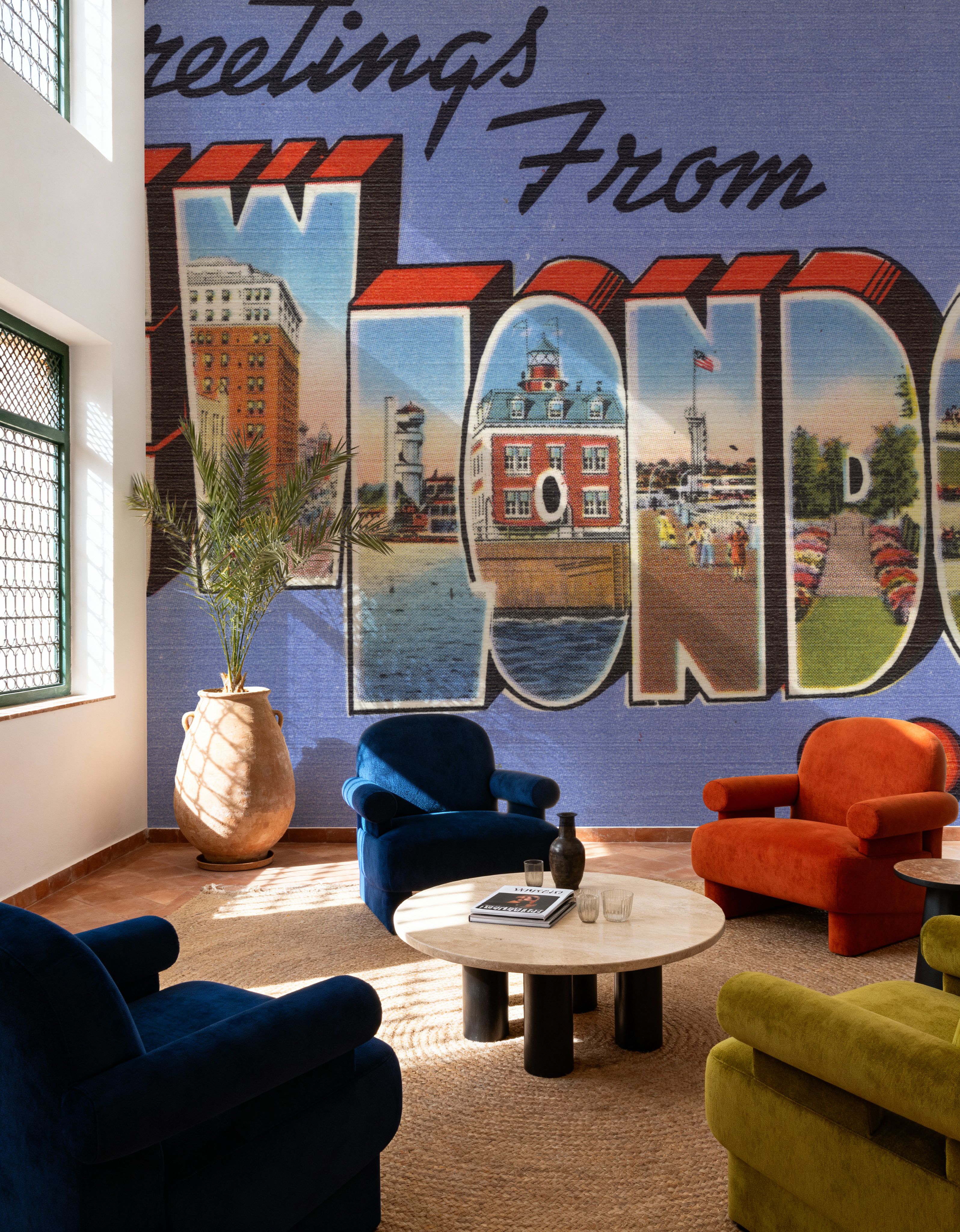 Greetings from New London - Screenprint Postcard