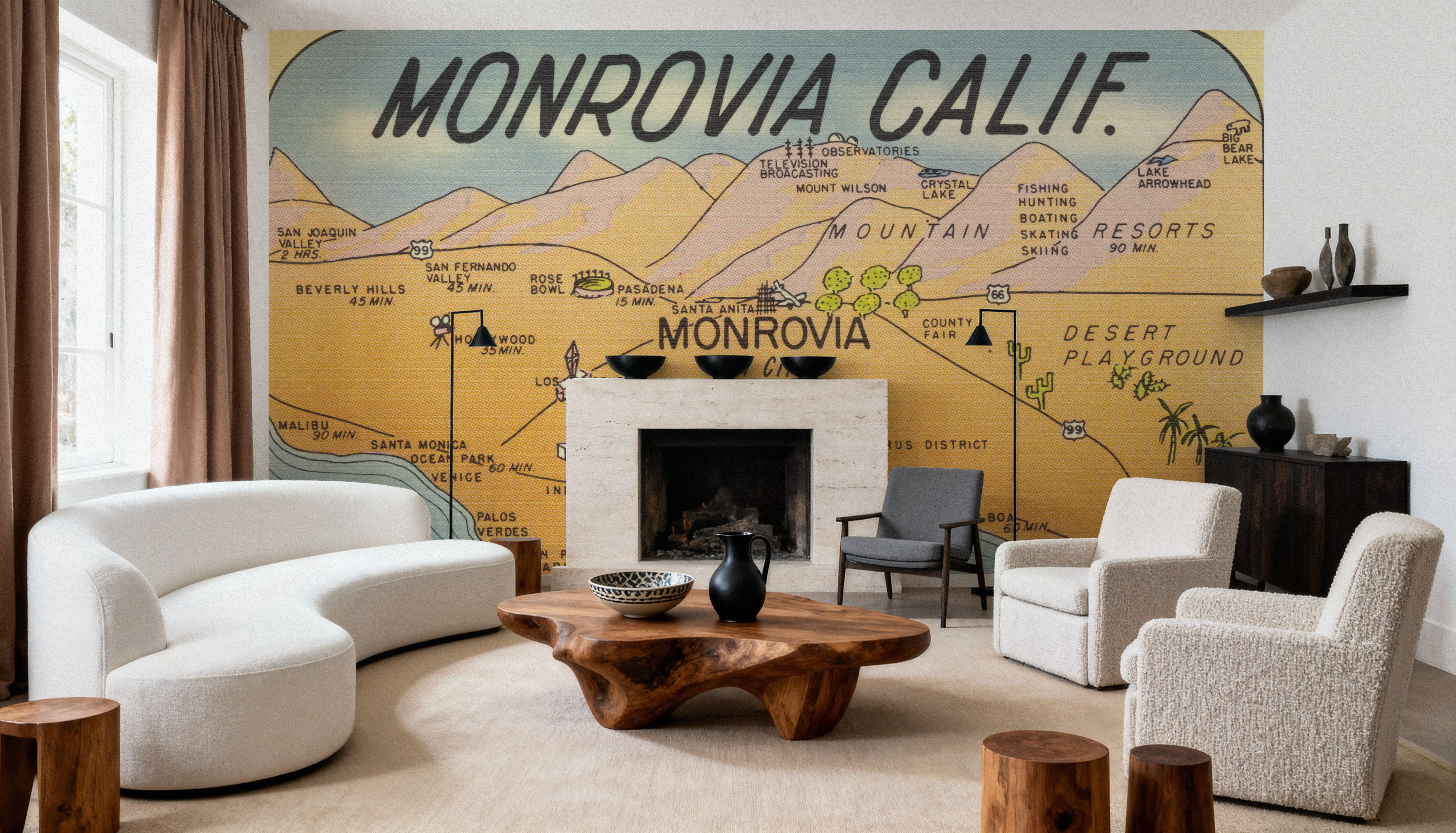 Greetings from Monrovia - Screenprint Postcard