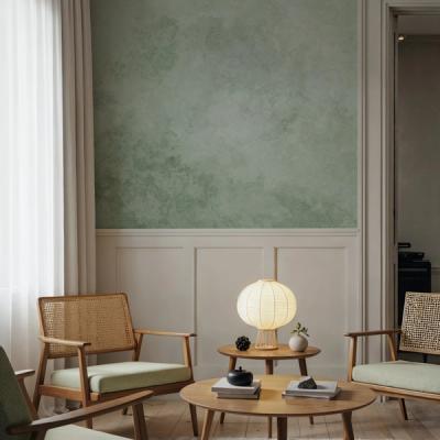 Subtle Plaster Wall, Light Green