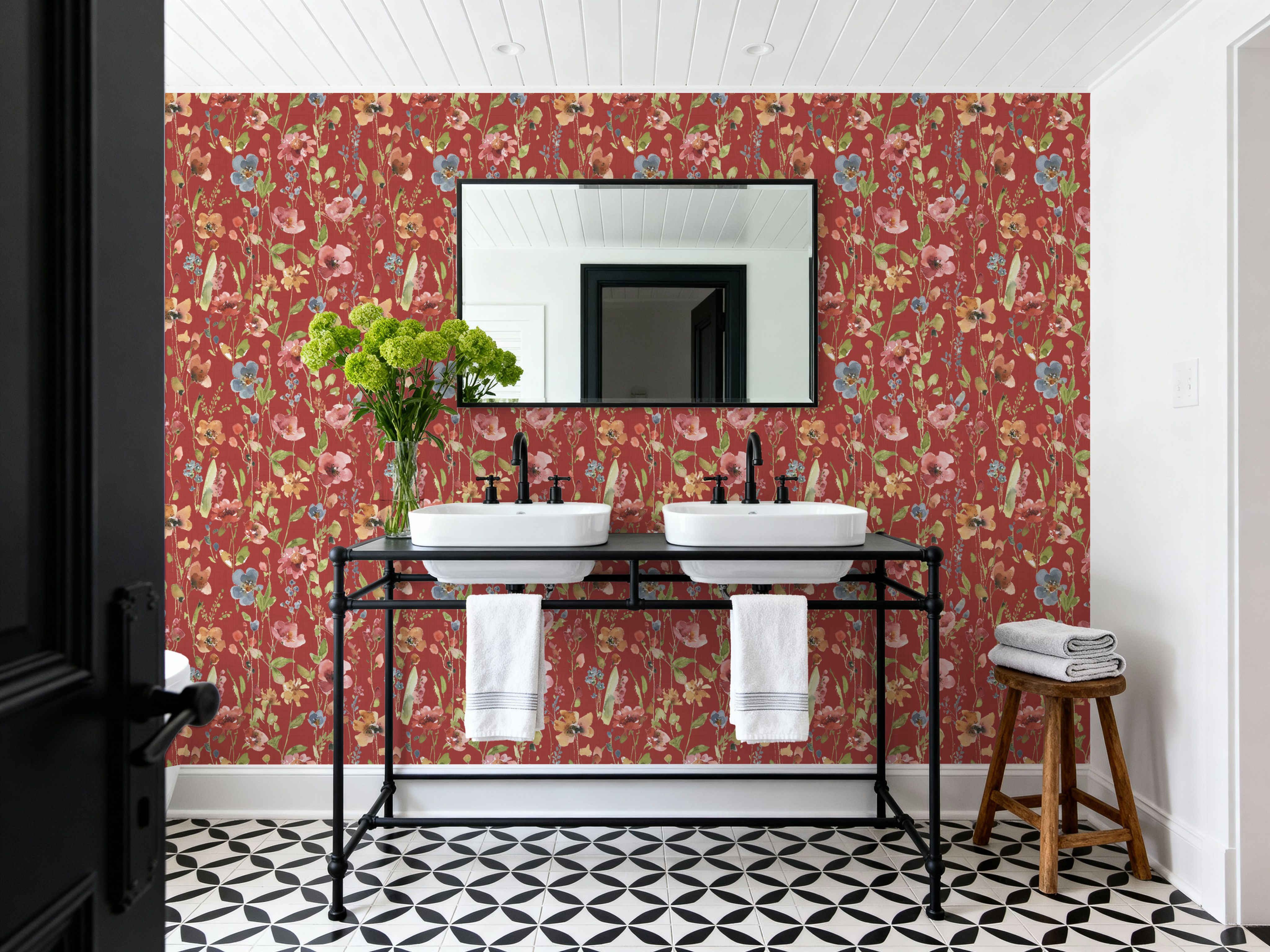 Time to Share Flowers Red