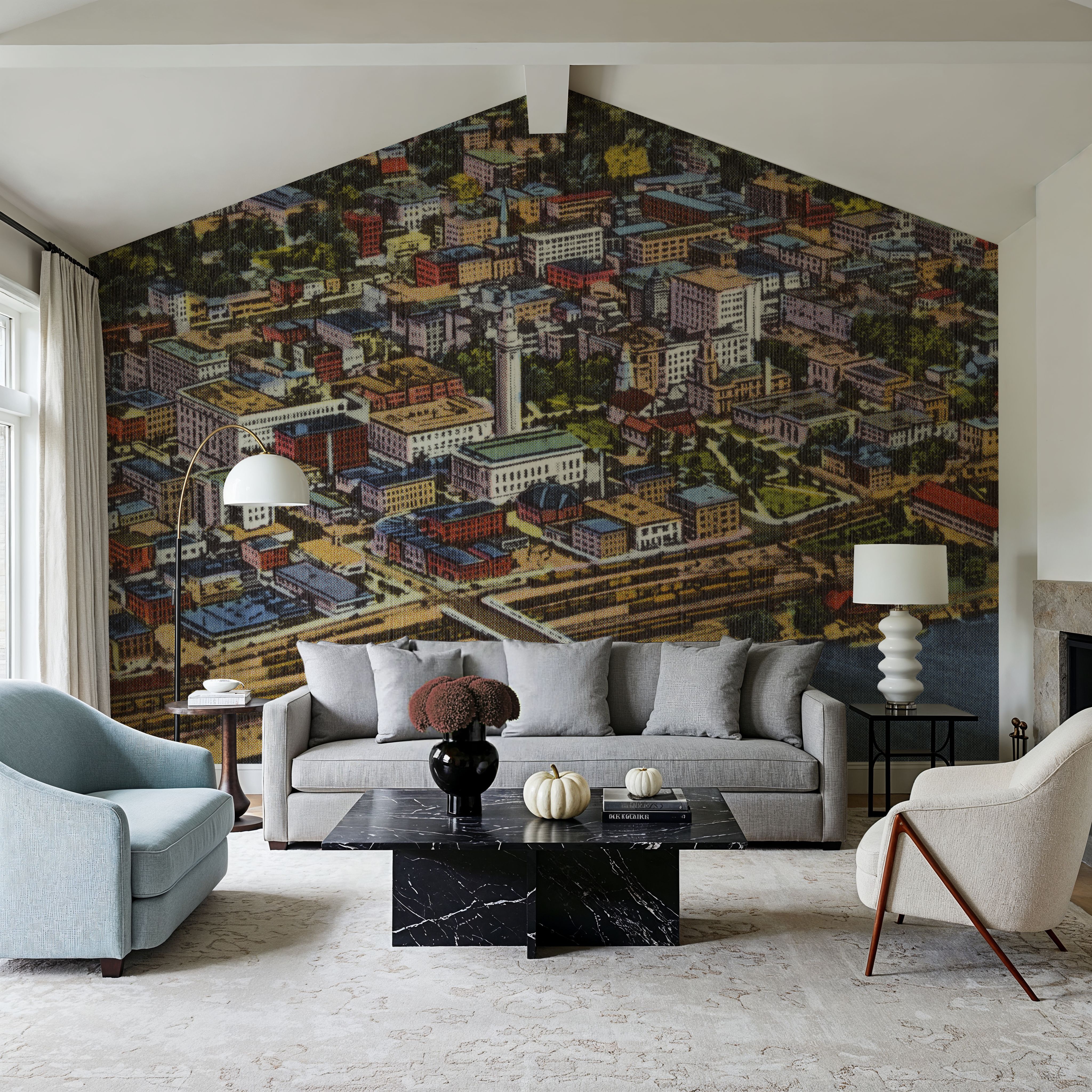 Greetings from the City - Screenprint Postcard