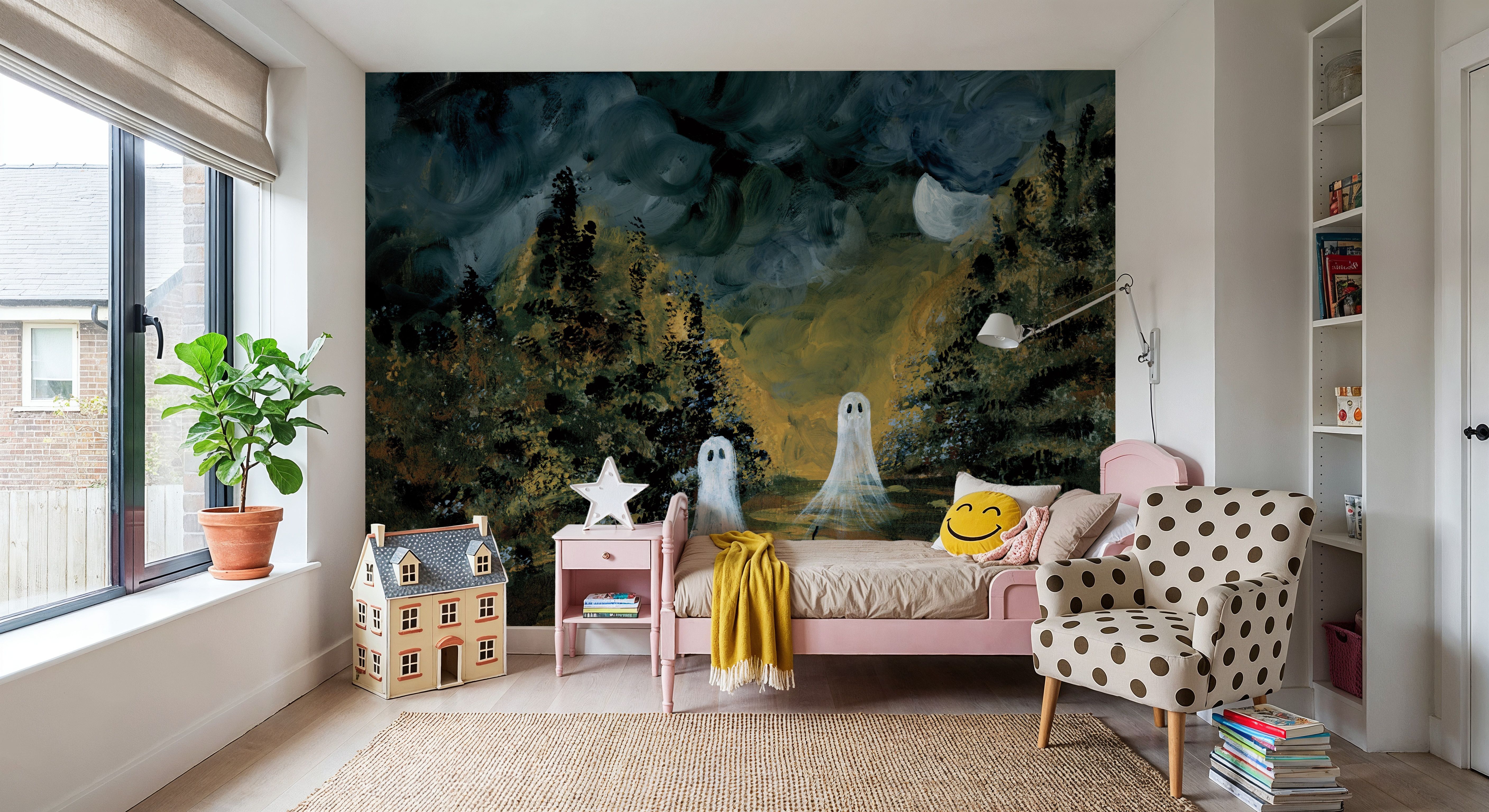 Ghostly Stroll, Wallpaper