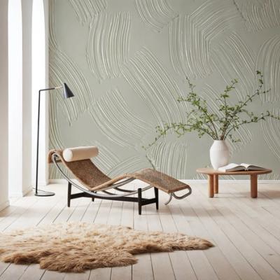 Stylized Brush Strokes, Beige