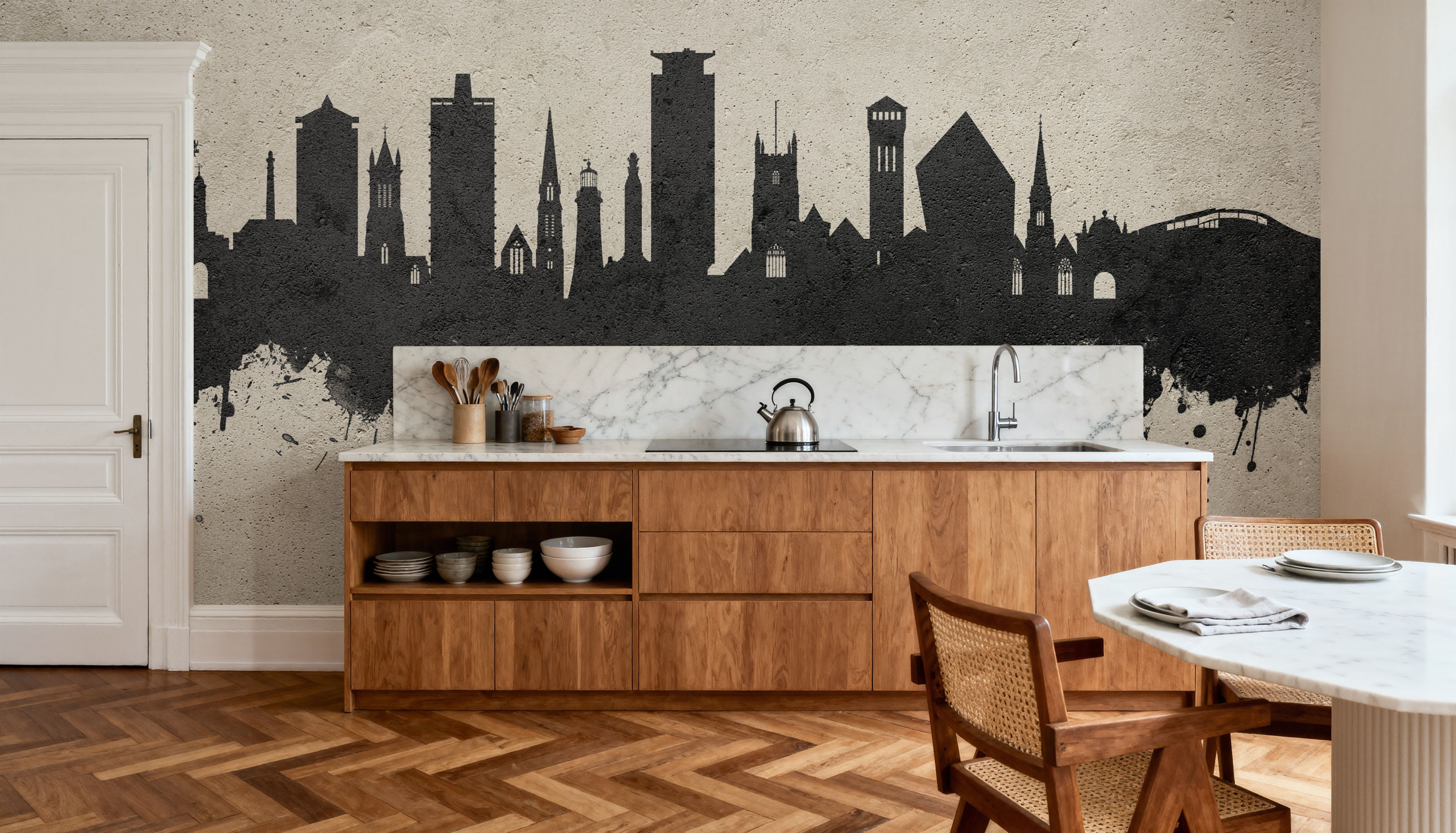 Plymouth England Skyline Concrete