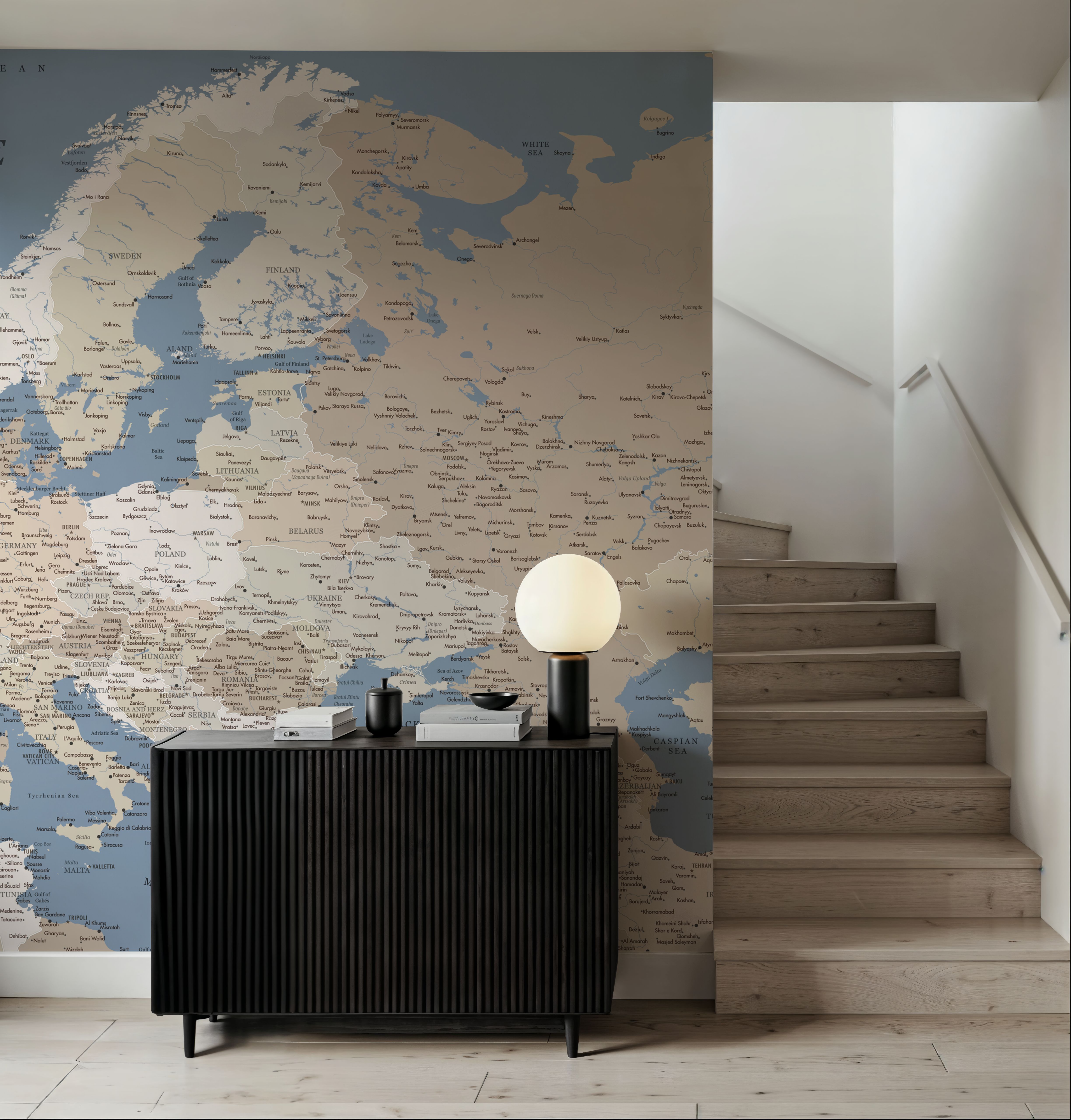 Europe Map Detailed - Amias