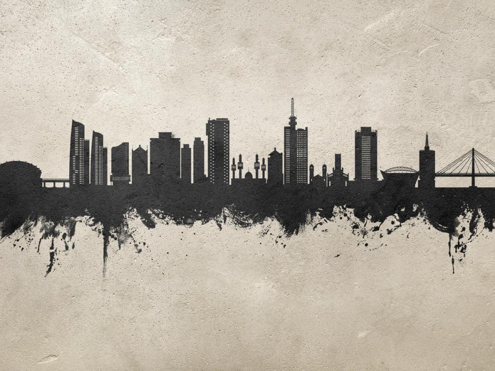 Lagos Nigeria Skyline Concrete