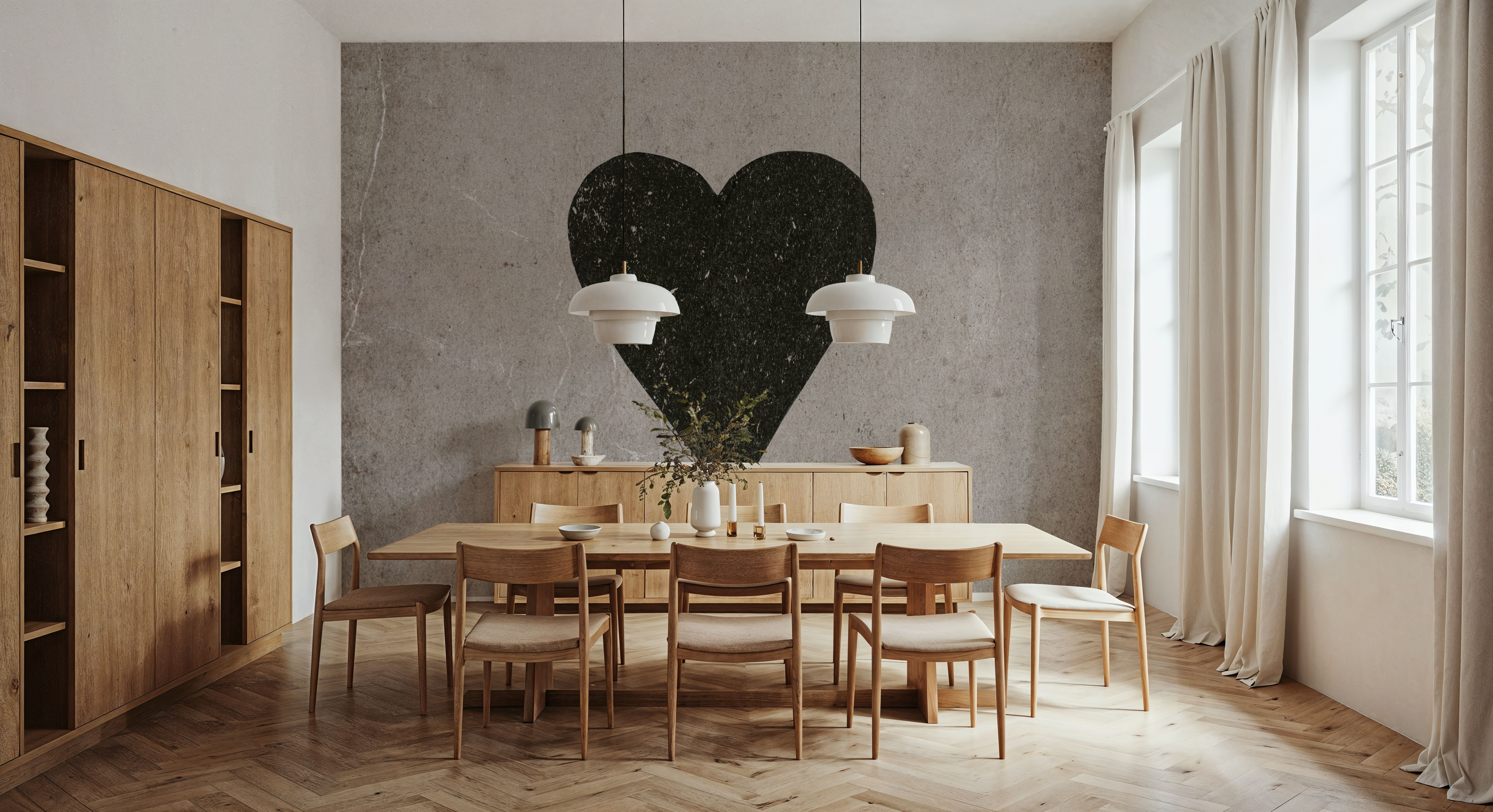 Ace of Hearts Neutral, Carte da parati