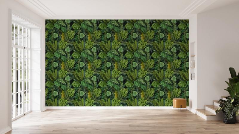 Jungle Vibes wallpaper 100% PVC-free and non-toxic