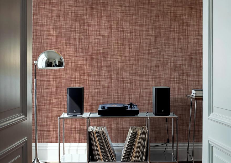 Mottled Linen Effect, Wine