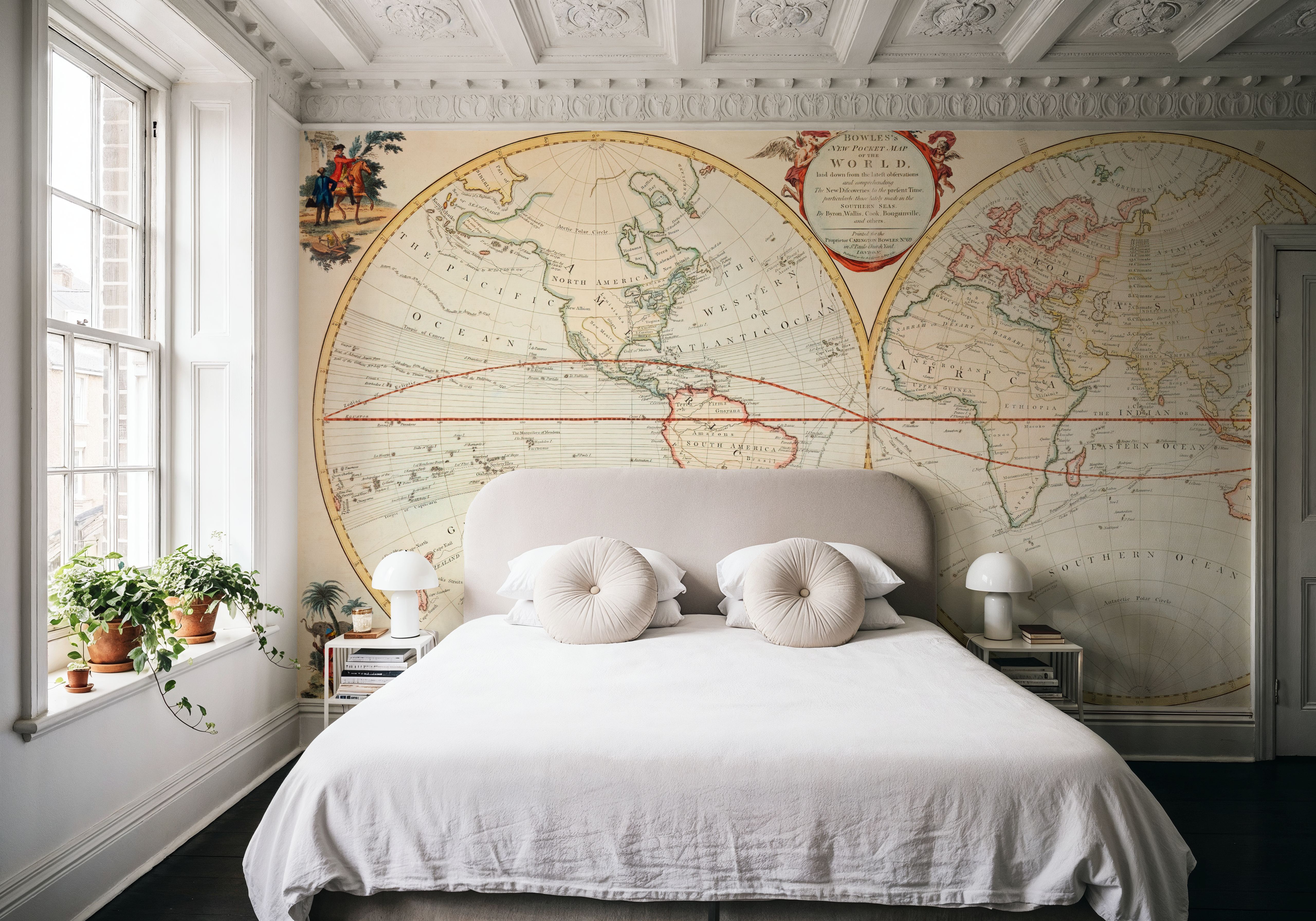 19th Century Map Of The World
