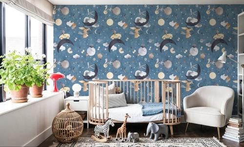 To the Moon, Denim Blue