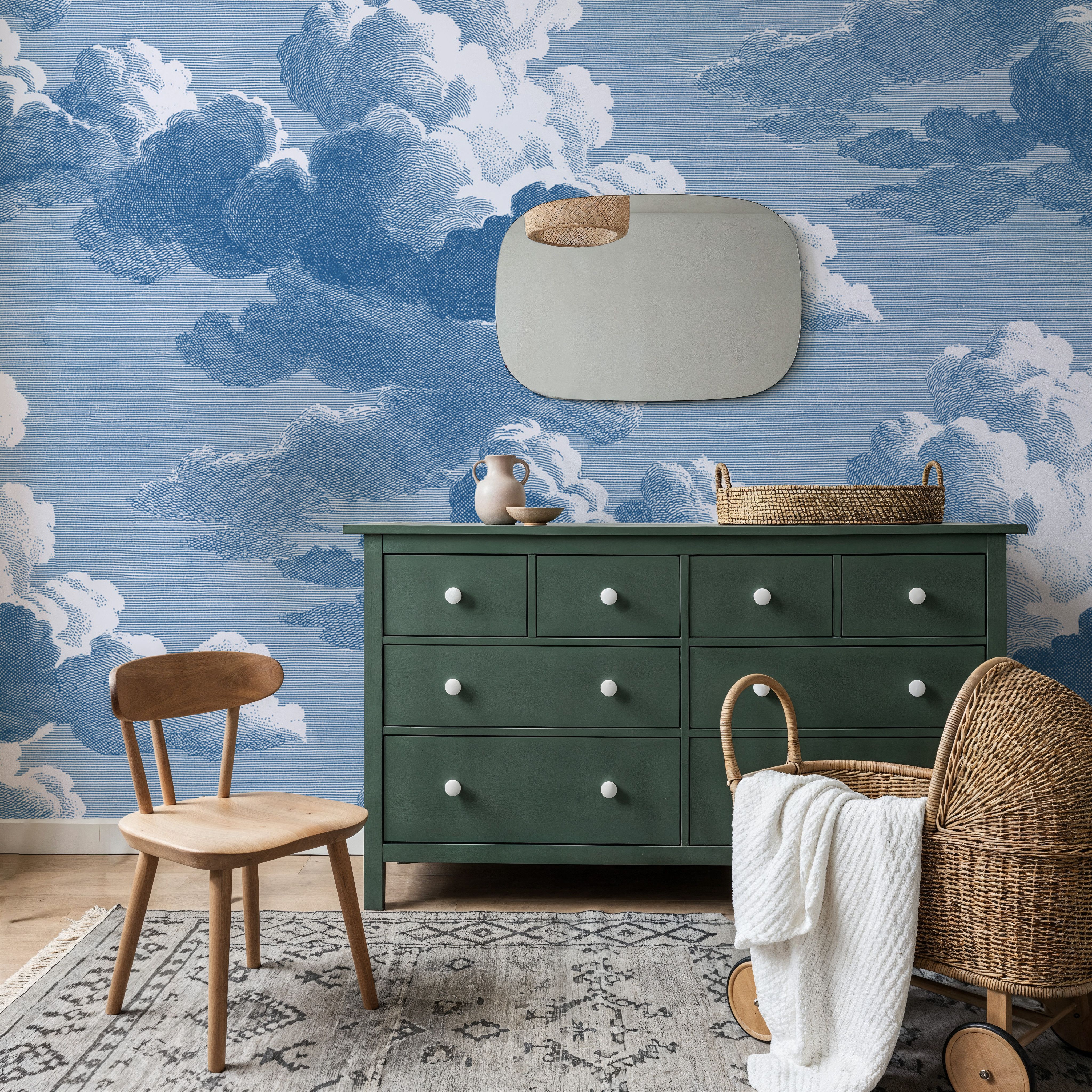 Intaglio Clouds, Blueberry